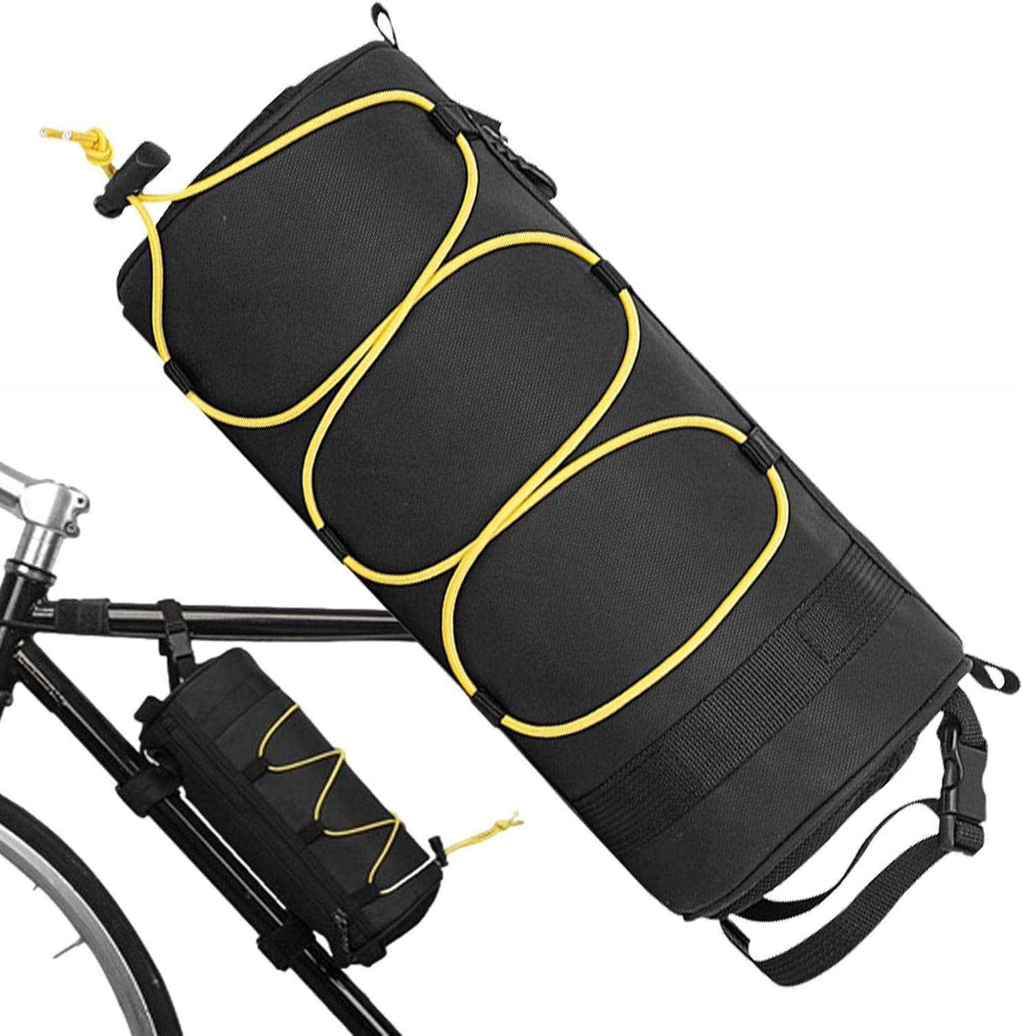 Bicycle Pouch Front Tube Bag for Steering Wheel Frame 2l Model WODOODPORNA TORBA NA KIEROWNICĘ ROWEROWĄ