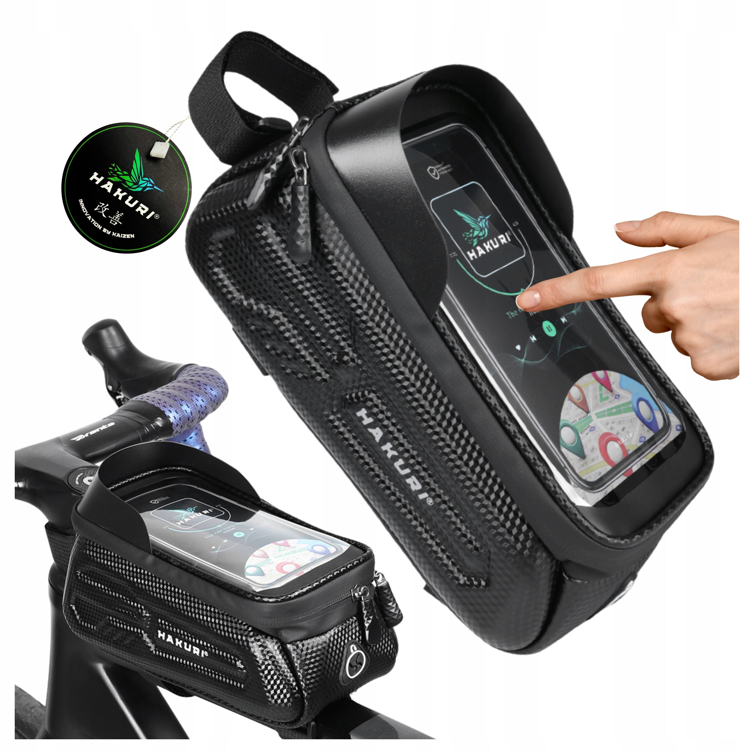 Bicycle Pouch Touch Bag for Phone Sachet WATERPROOF for Bike Frame