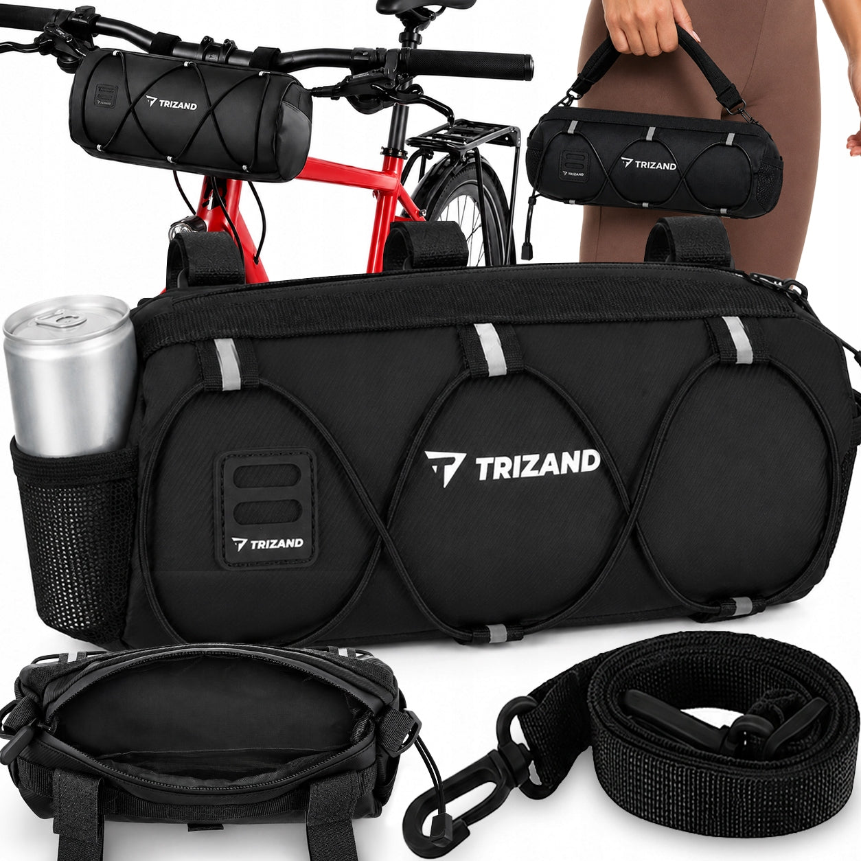 Bicycle Pouch Waterproof Steering Wheel Frame Phone Spacious Bag 1,5L