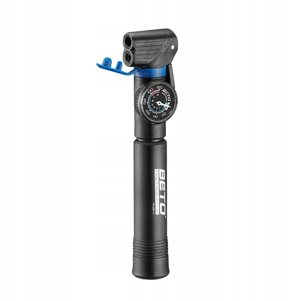 Bicycle Pump AV/FV WITH PRESSURE GAUGE 2 PUMPING MODES BETO CLD030PG Brand Prox