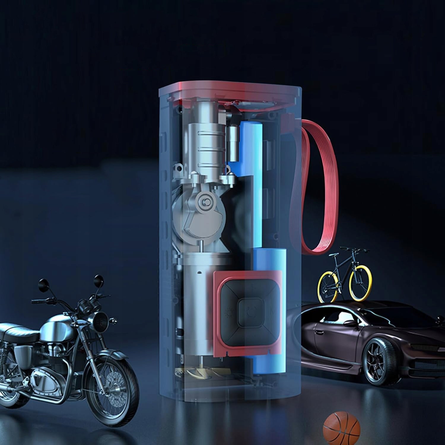 Bicycle Pump Car Compressor Cordless Powerbank 7500mAh Kind electric