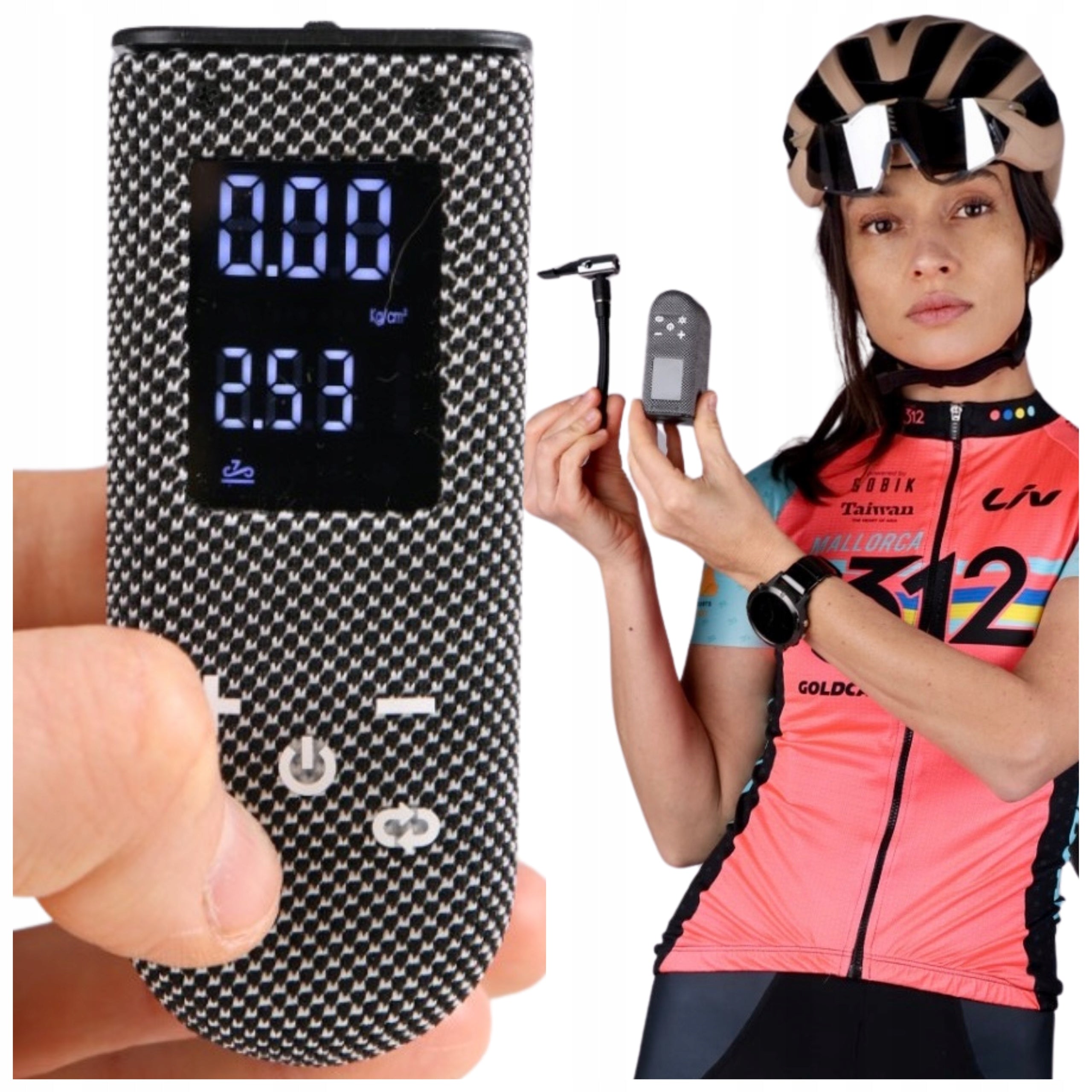 Bicycle Pump Electric Mini Compressor Portable Wireless 7 BAR Brand Fit4Med