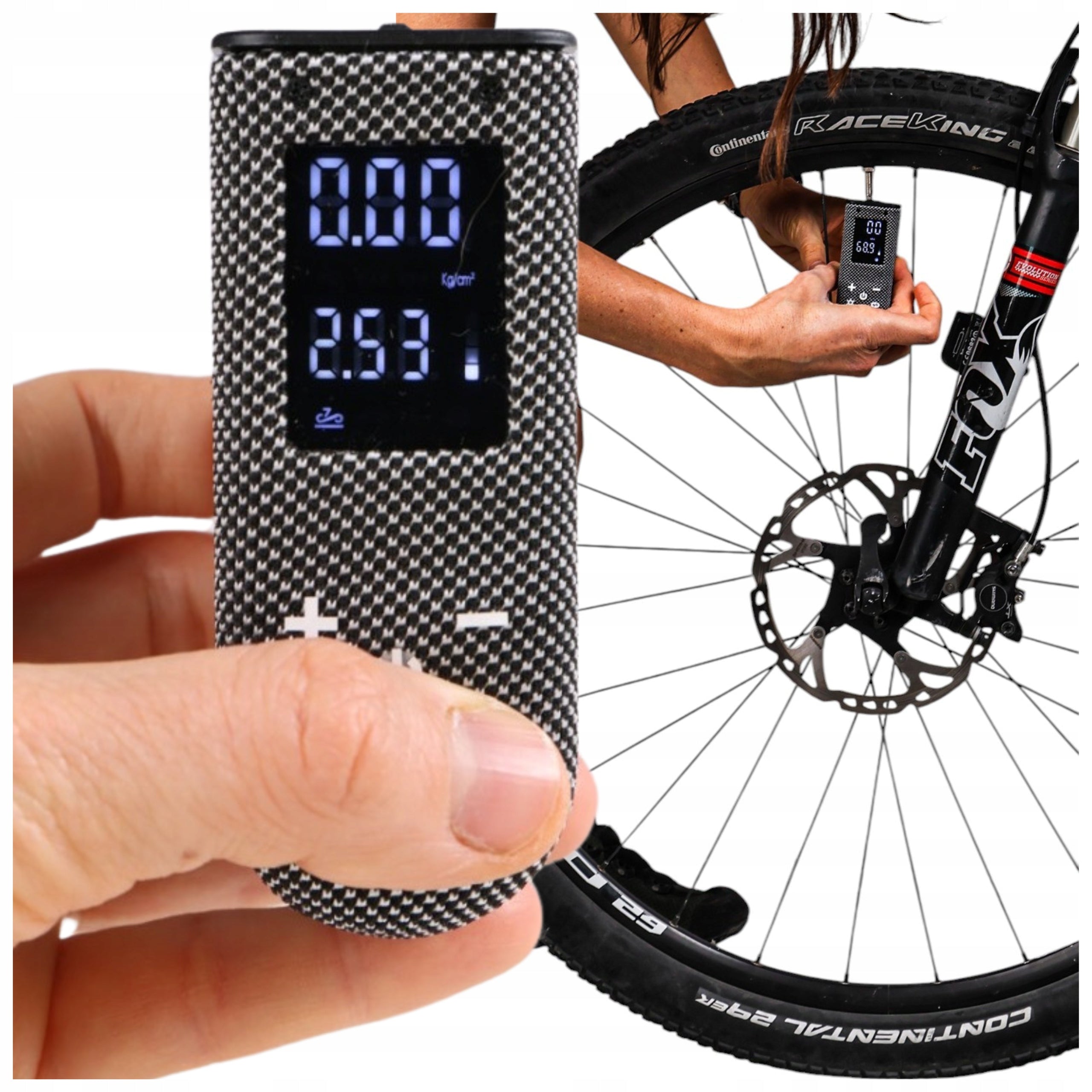 Bicycle Pump Electric Mini Compressor Portable Wireless 7 BAR Dominant material other