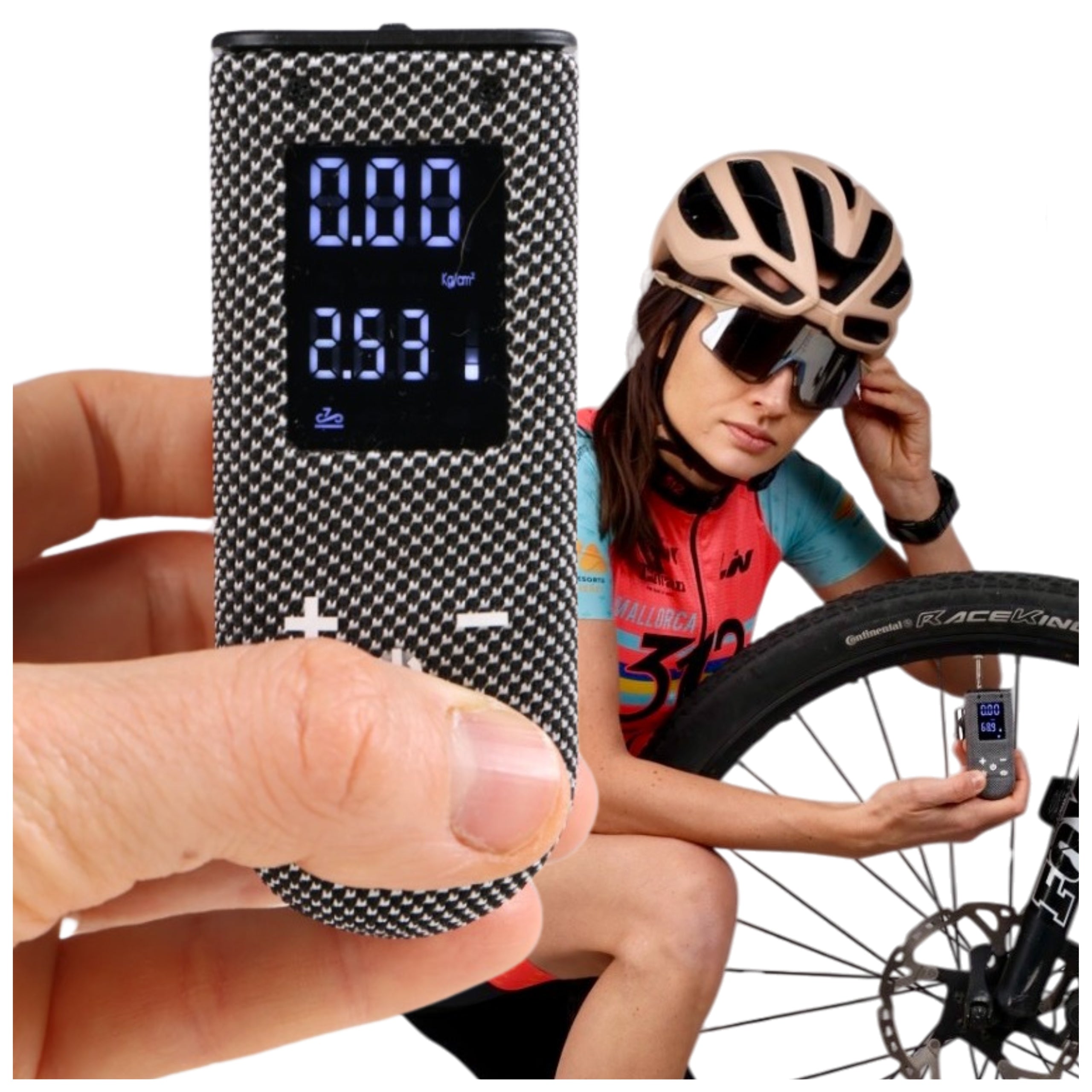 Bicycle Pump Electric Mini Compressor Portable Wireless 7 BAR Packaging status original