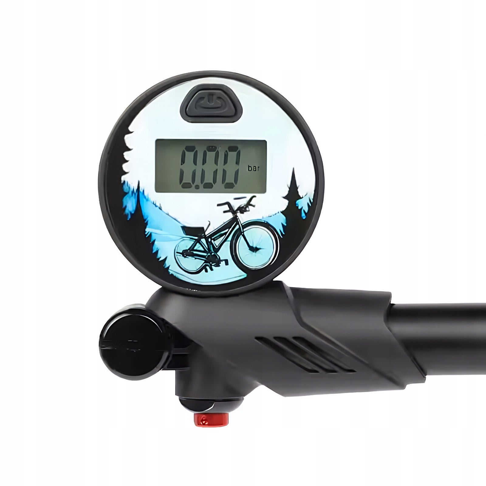 Bicycle Pump PRESSURE GAUGE with LCD for TIRE SHOCK ABSORBER BALL 300 PSI 20bar Brand DSJ