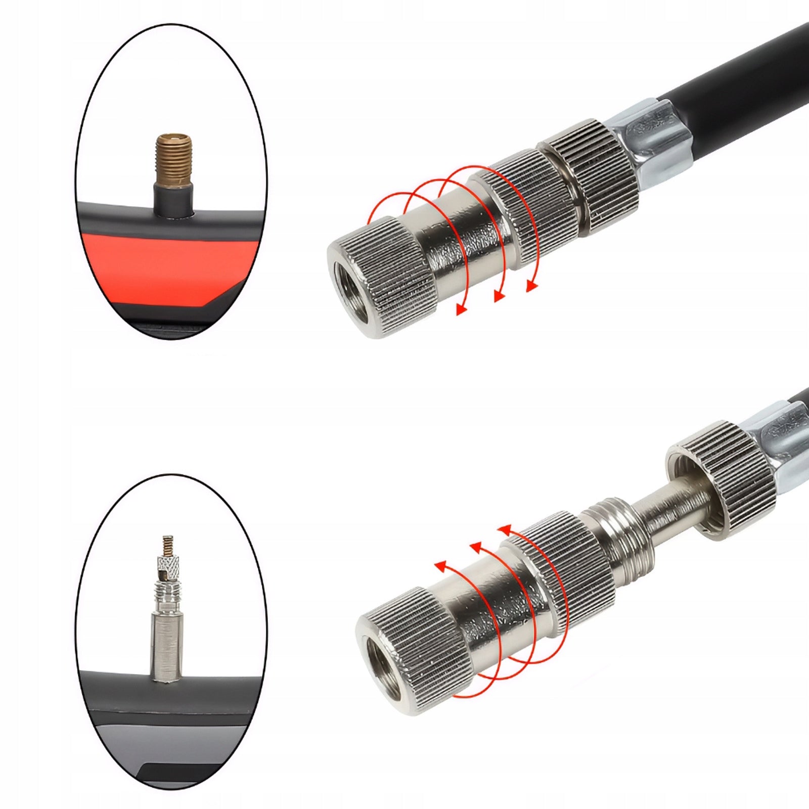 Bicycle Pump PRESSURE GAUGE with LCD for TIRE SHOCK ABSORBER BALL 300 PSI 20bar Color black