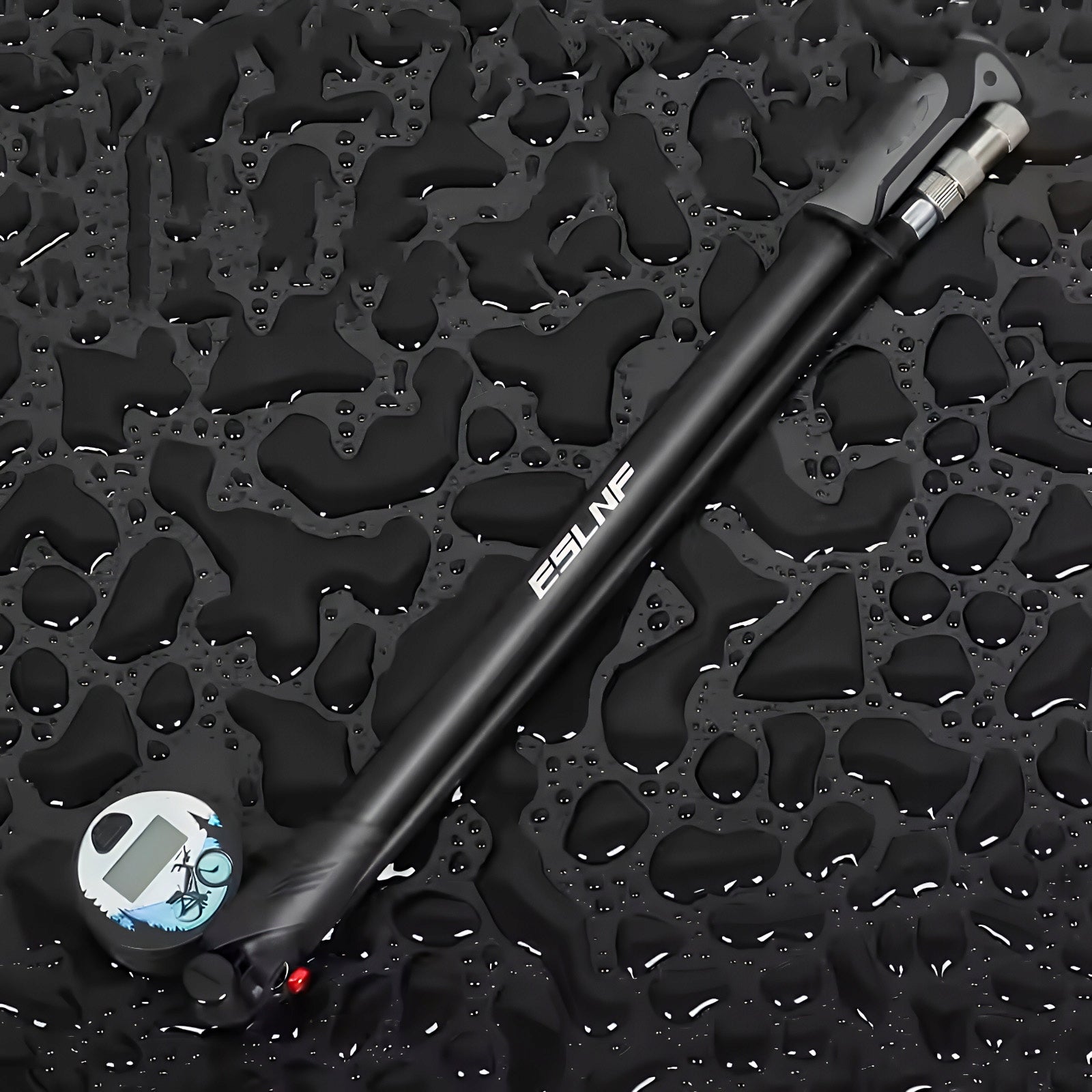 Bicycle Pump PRESSURE GAUGE with LCD for TIRE SHOCK ABSORBER BALL 300 PSI 20bar Dominant material aluminum