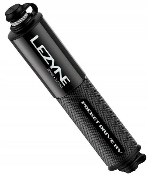 Bicycle Pump Small with MTB Gravel Hose LEZYNE Pocket HV 14cm to 6bar Brand Lezyne