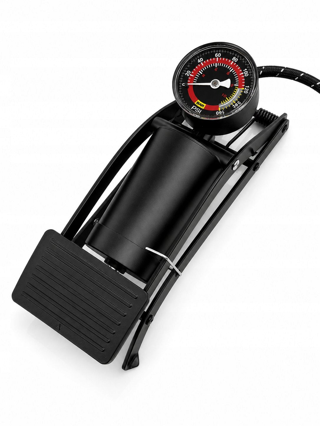 Bicycle Pump With Pressure Gauge Floor Foot For Ball Bike Brand no brand