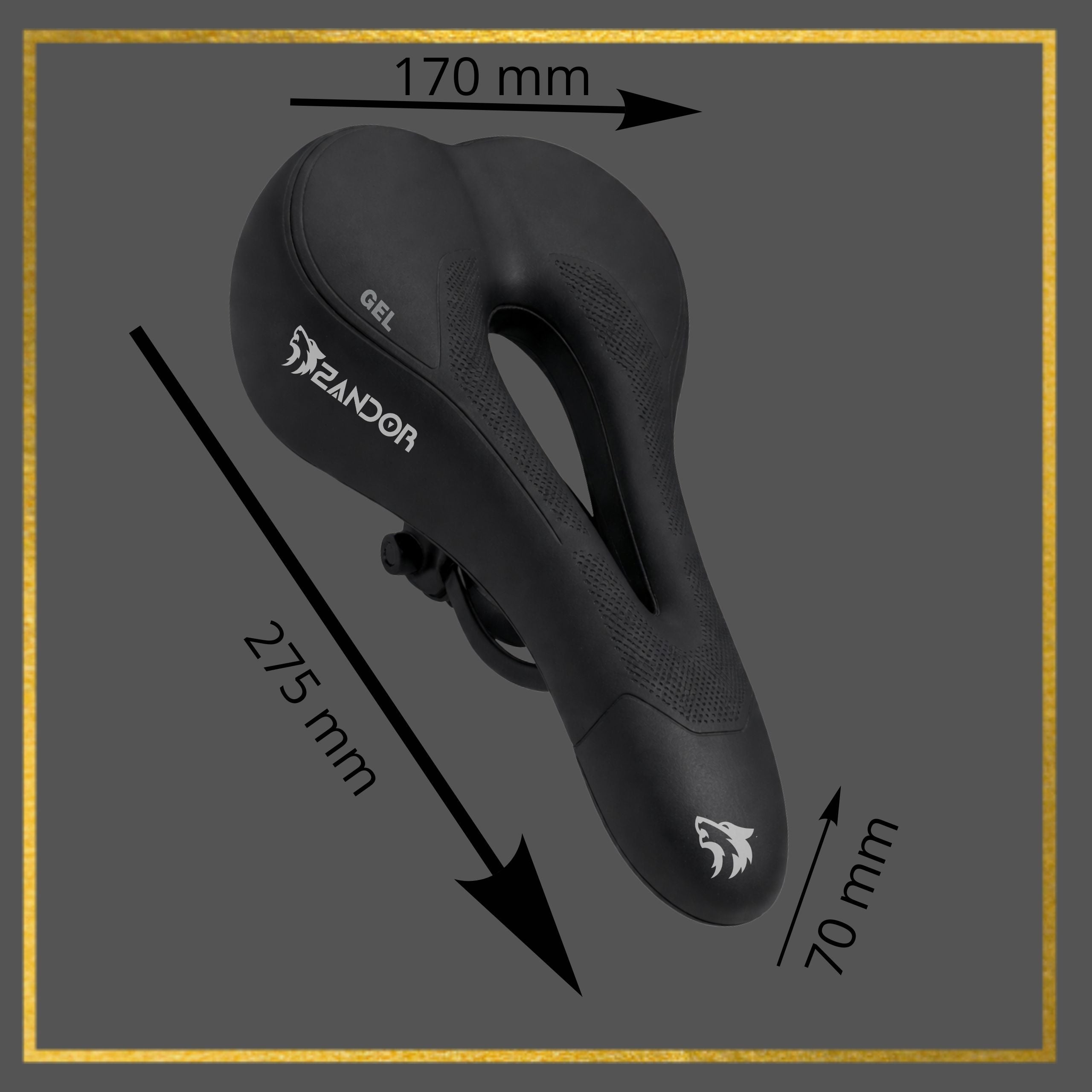 Bicycle SADDLE Comfortable Bicycle SADDLE Soft Anti-Shock Gel M Kind MTB seat