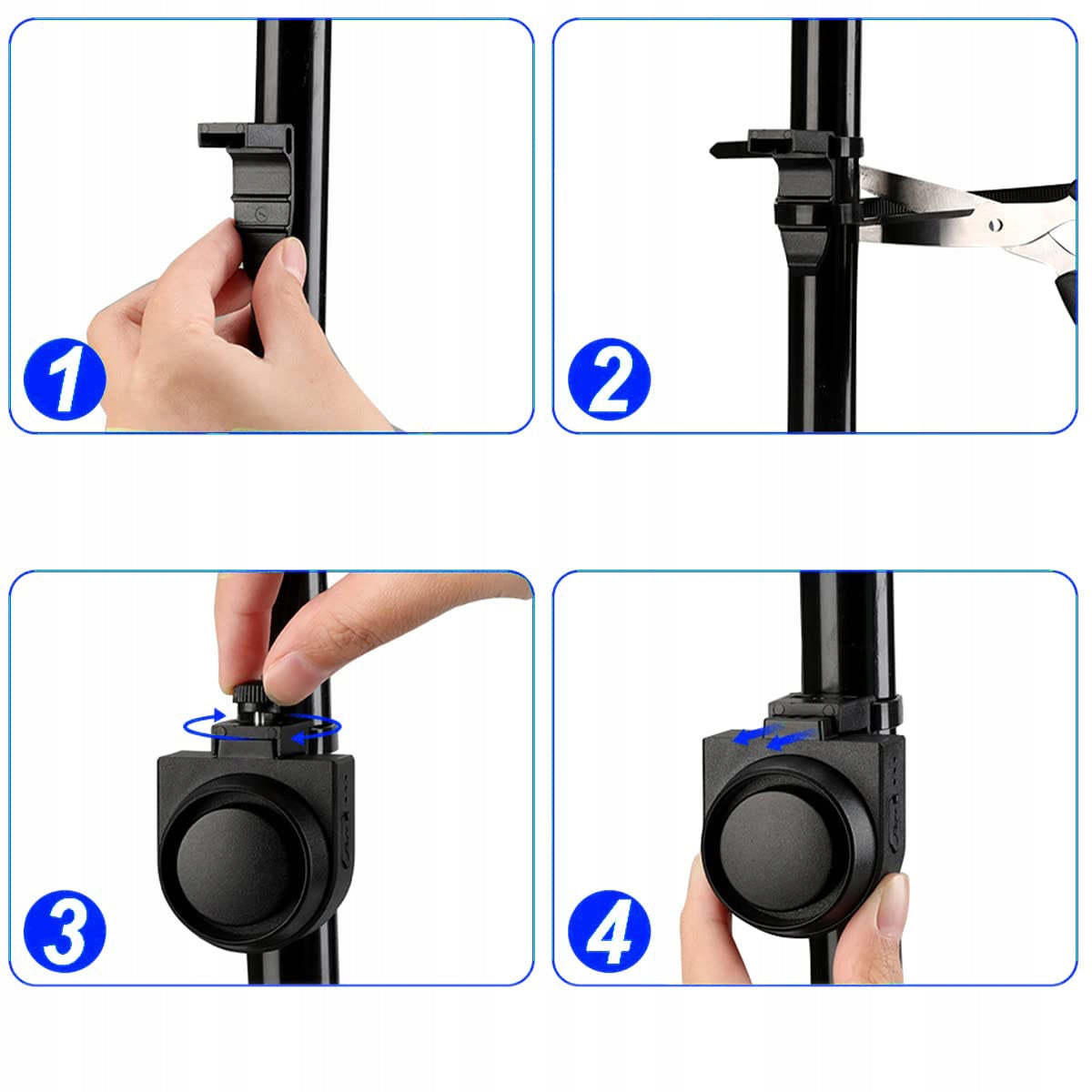 Bicycle Safety Anti-theft Alarm Remote Control Packaging status original