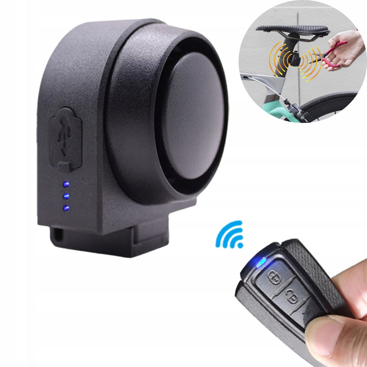 Bicycle Safety Anti-theft Alarm Remote Control