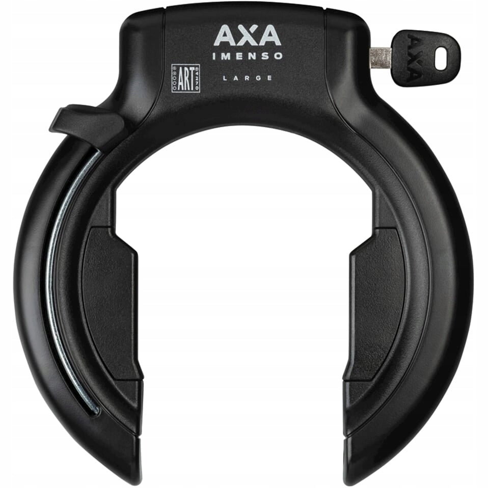 Bicycle Security Horseshoe Lock Wheels AXA Imenso Large Color black