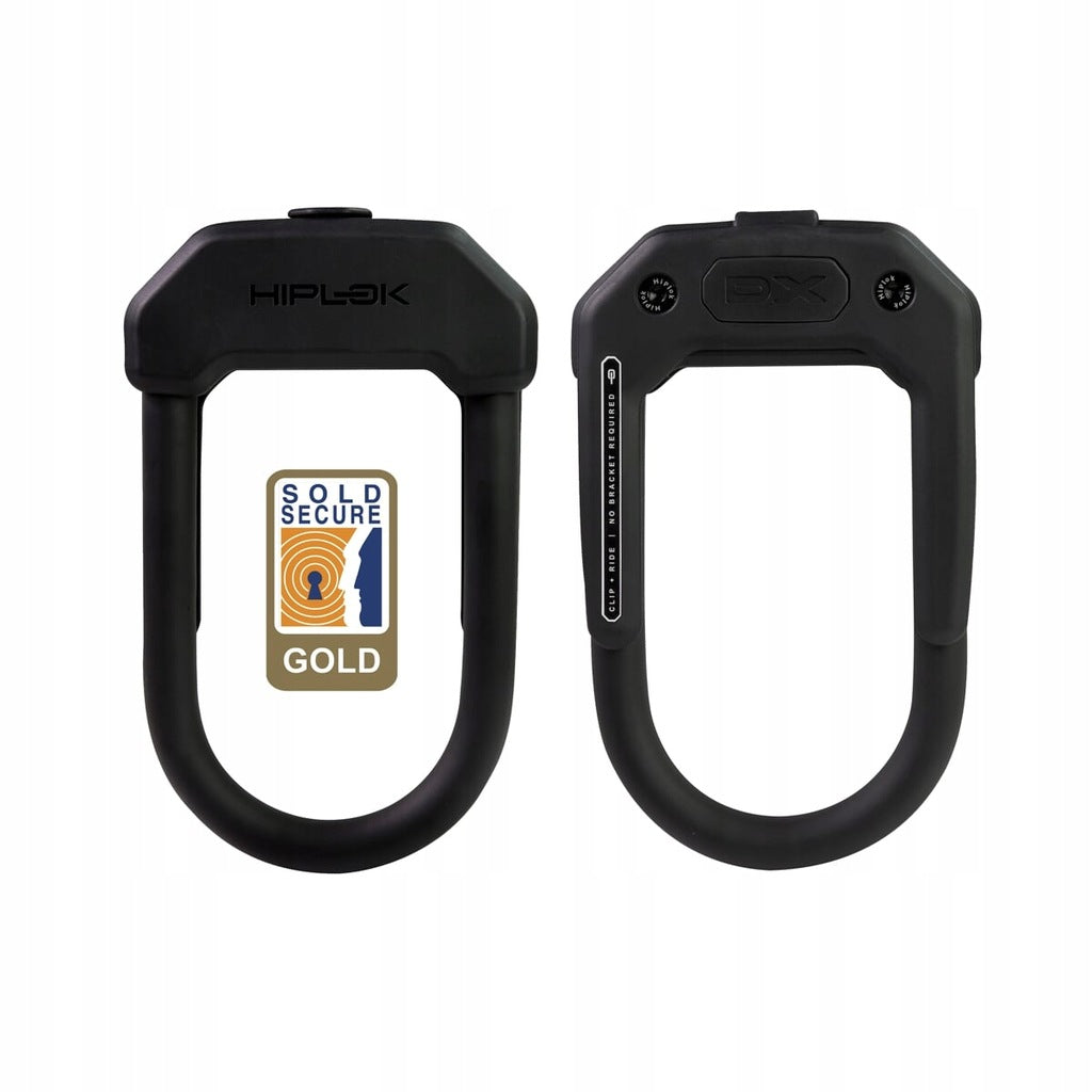 Bicycle Security U-Lock Ulock HIPLOK DX All Black Packaging status original