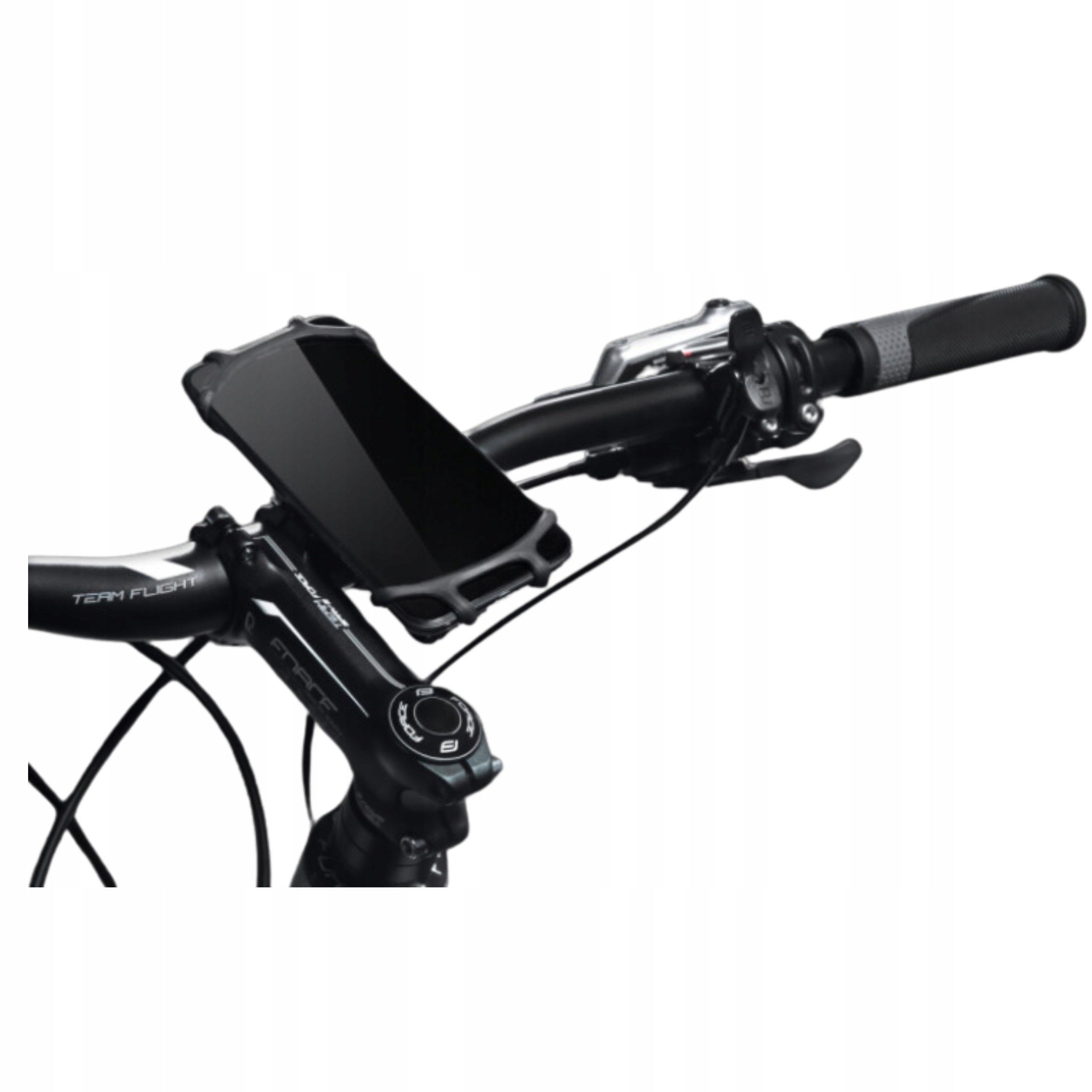 Bicycle Smartphone Holder Silicone Black Safe Quick Installation Brand Jing Yi