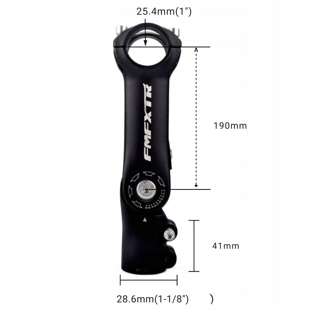 Bicycle Steering Wheel Bridge AHEAD GoHZQ 1,1/8 Aluminium BLACK QWV Packaging status original