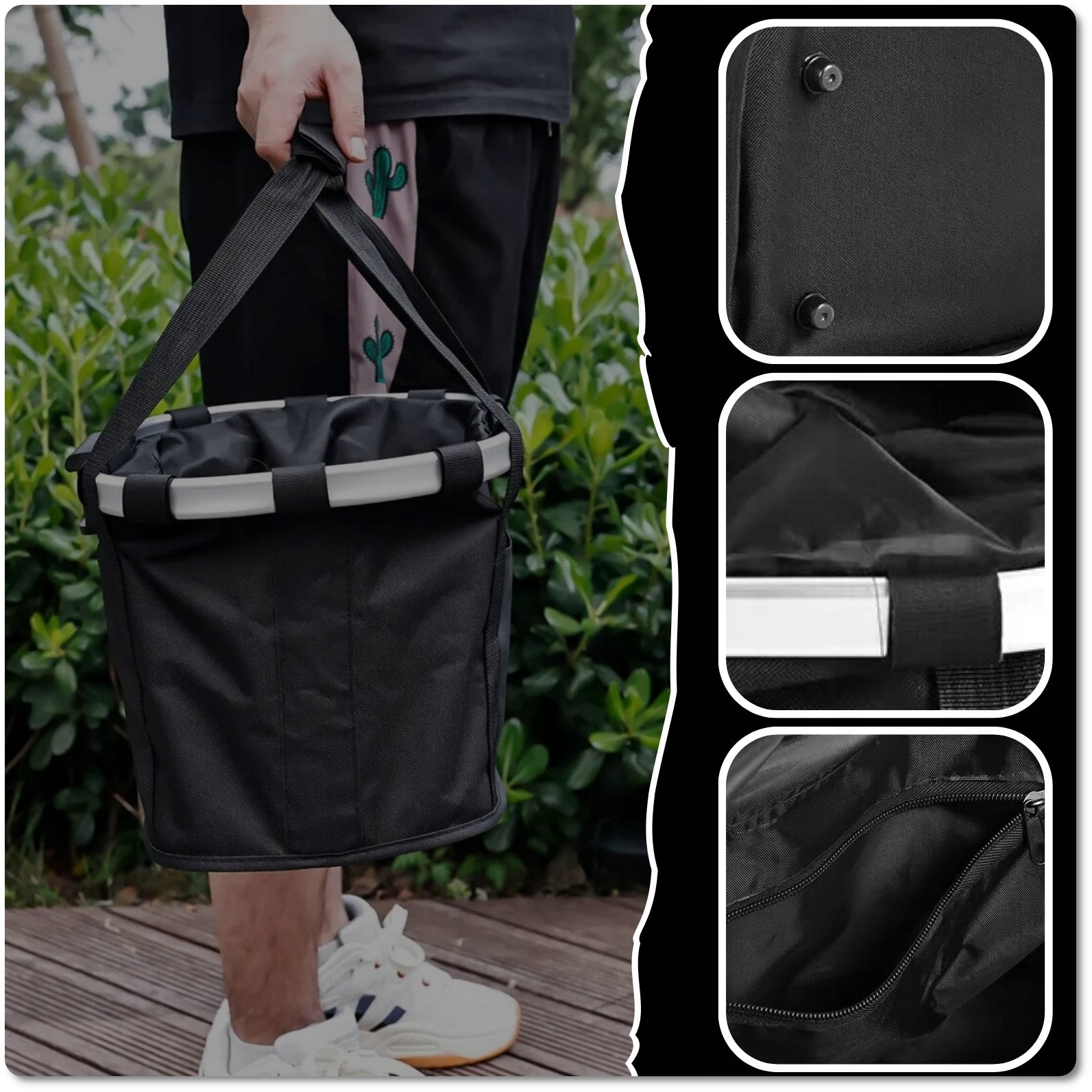 Bicycle TRANSPORTER FOR DOG Animal Cat BASKET FOR BICYCLE + FREEBIE holder Product height 25 cm