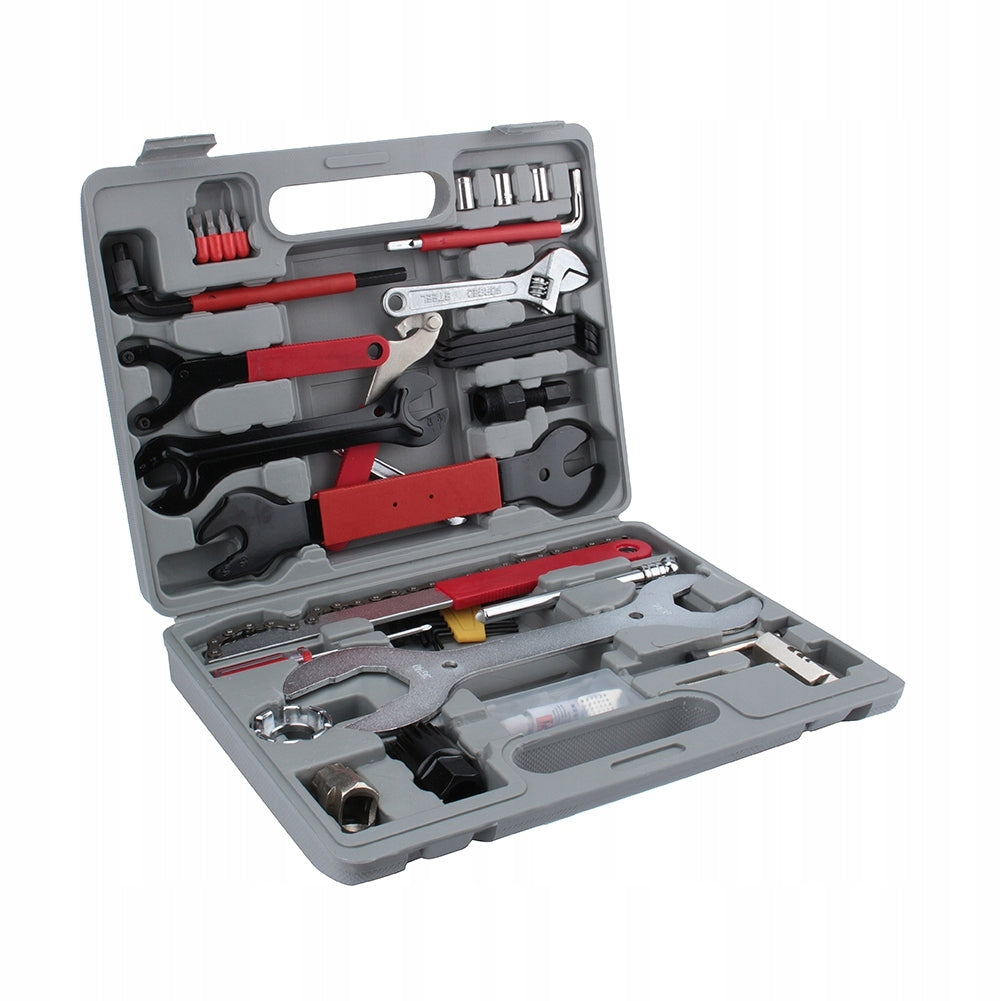 Bicycle Tool Set Suitcase Keys Allen for Bicycle 44el Patch Spoon