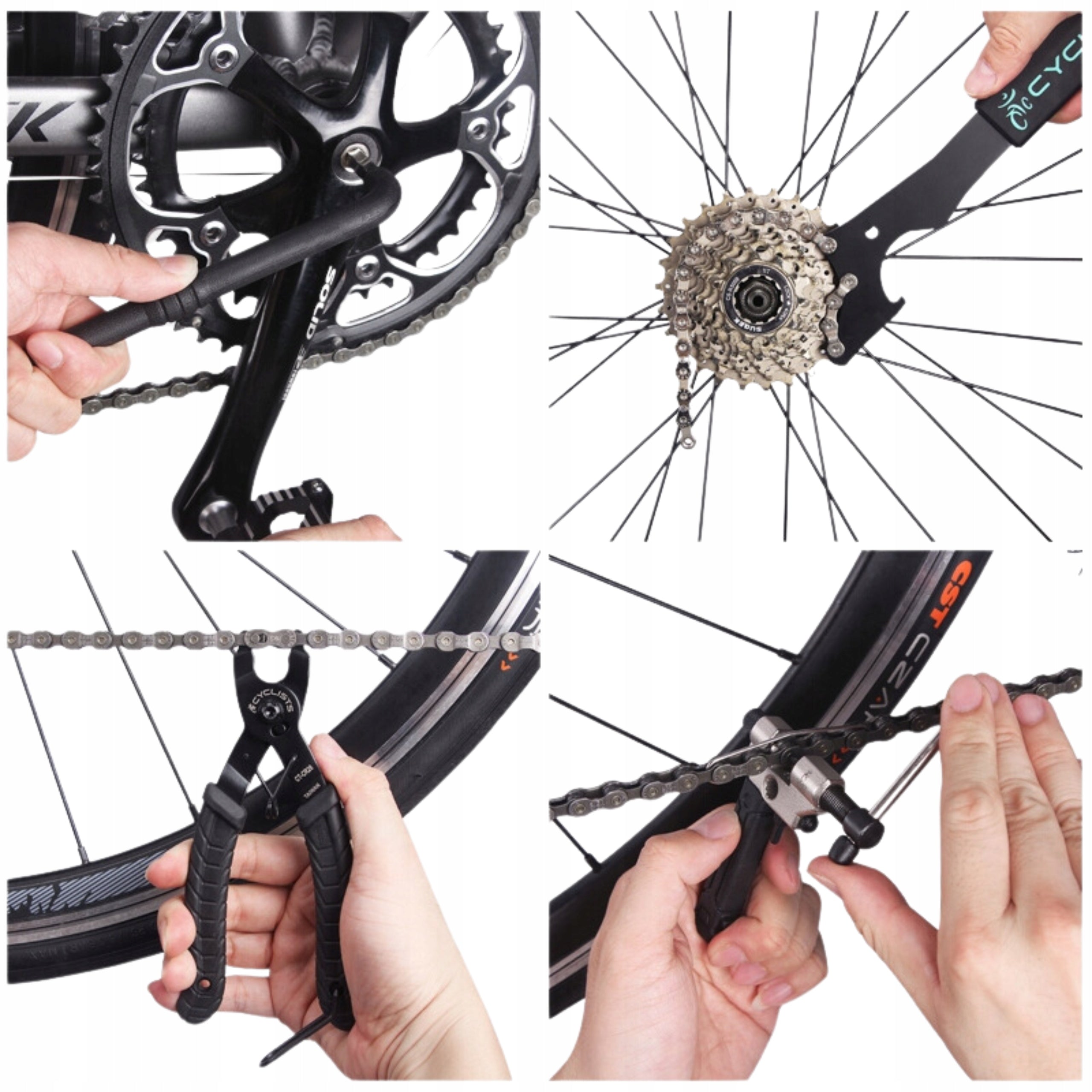 Bicycle Tool Set Suitcase Organizer Professional Tools Keys Model CT-K01