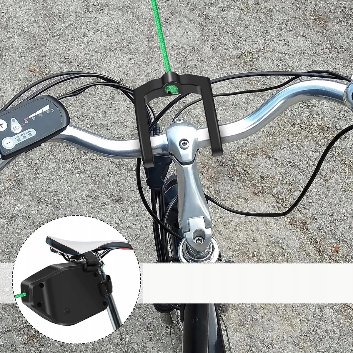 Bicycle Towing Cable For Children Towing Bike Strong Long 2.5m EAN (GTIN) 4059635553470