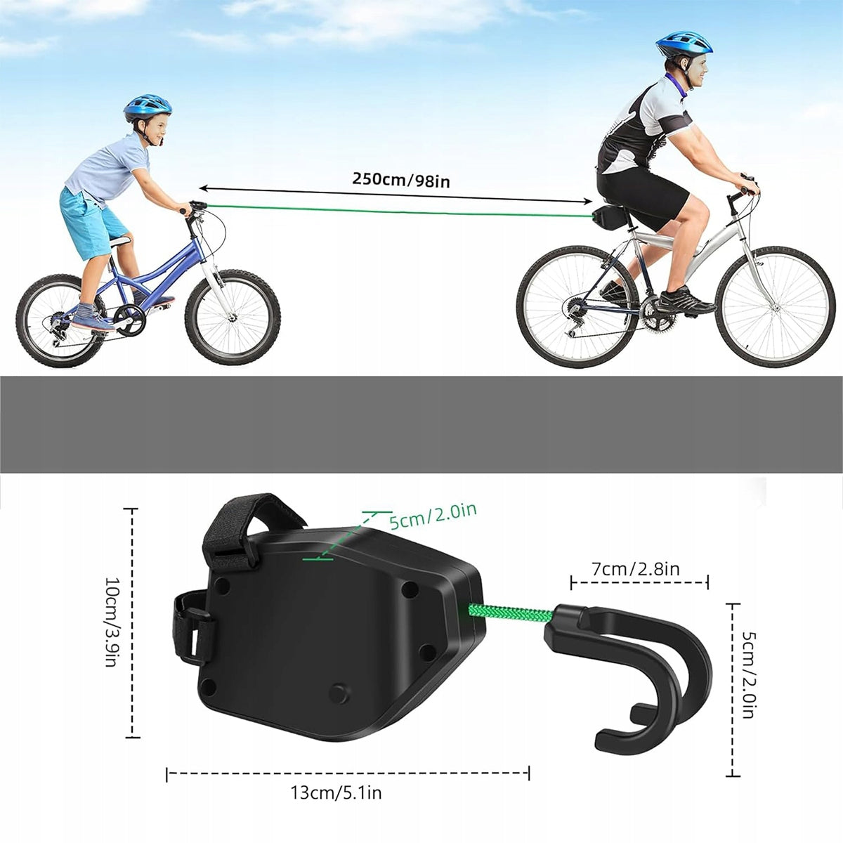 Bicycle Towing Chain For Bicycle For Beginners Safe Manufacturer code 4059321845247