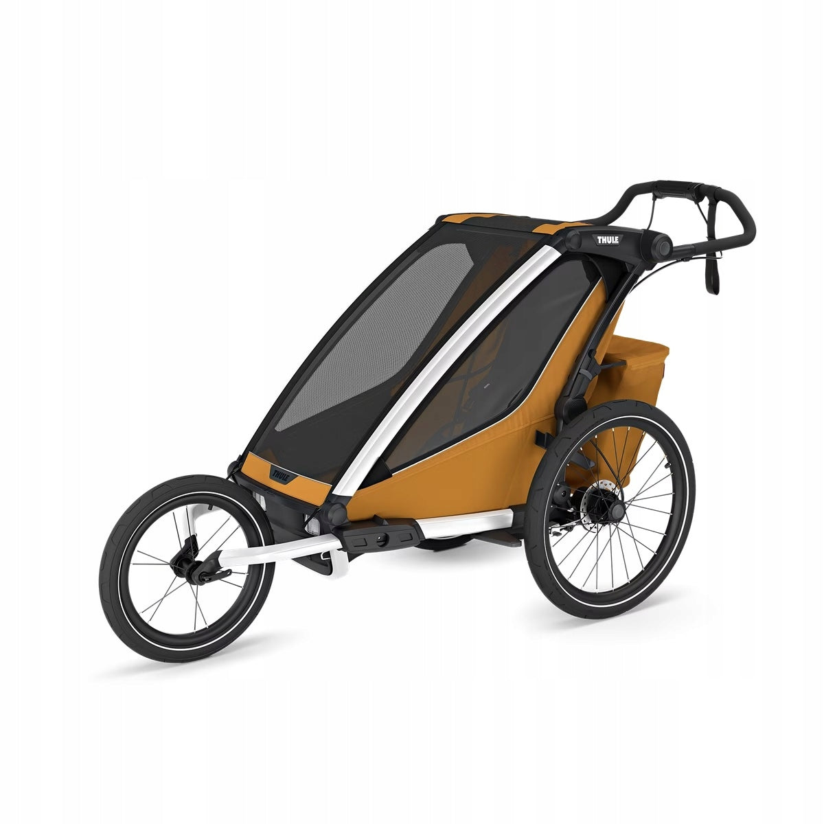 Bicycle Trailer Cart THULE Chariot Sport 2 single GOLD yellow 10201032 Model Chariot Sport1 Spectra Yellow
