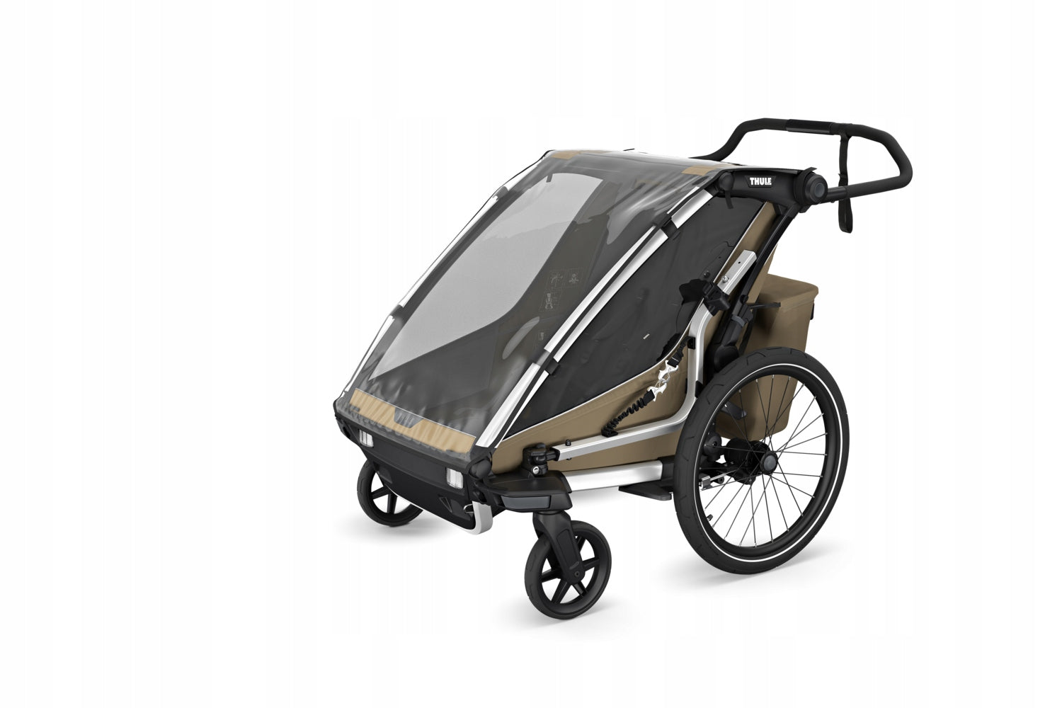 Bicycle Trailer Cart Thule Chariot Cross 2 Double Faded khaki 10201037 Brand Thule