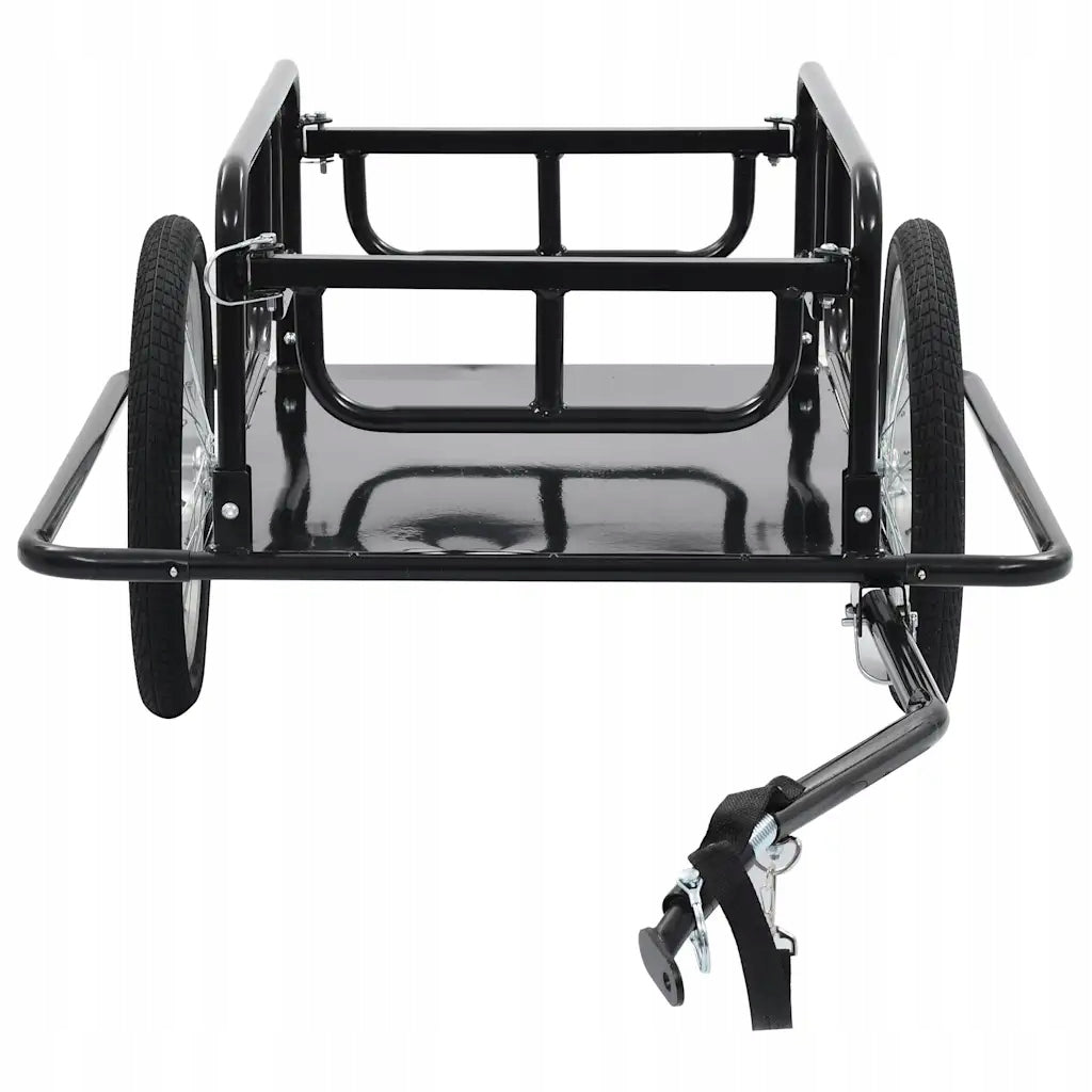 Bicycle Trailer Folding with Quick Release, Black, 135x73x90 cm For for kids