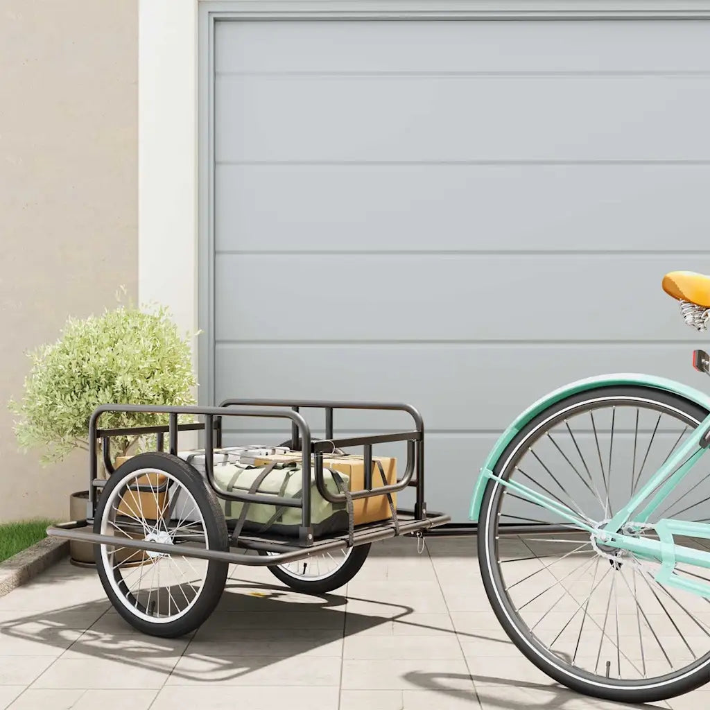 Bicycle Trailer Folding with Quick Release, Black, 135x73x90 cm Manufacturer code G04218620