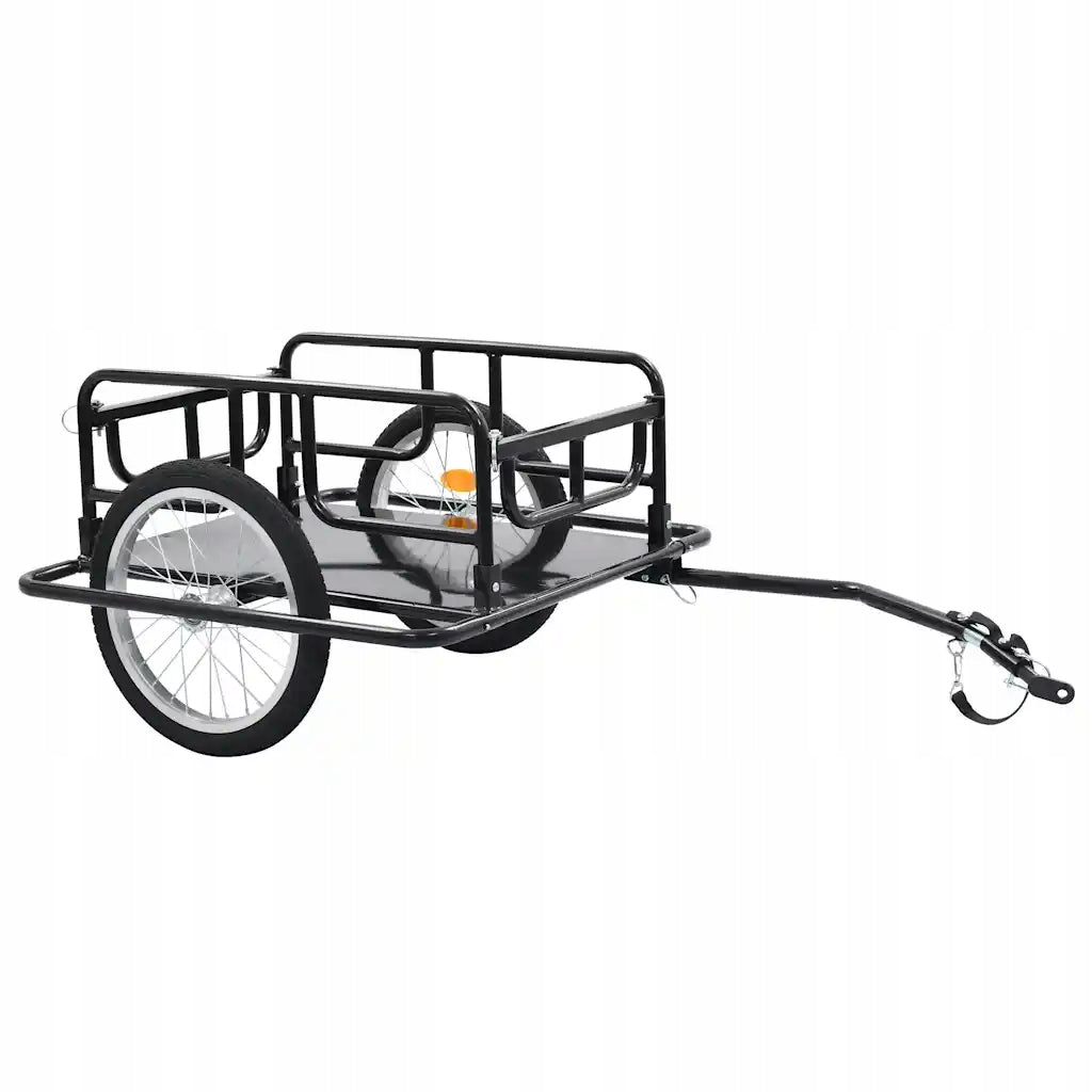 Bicycle Trailer Folding with Quick Release, Black, 135x73x90 cm