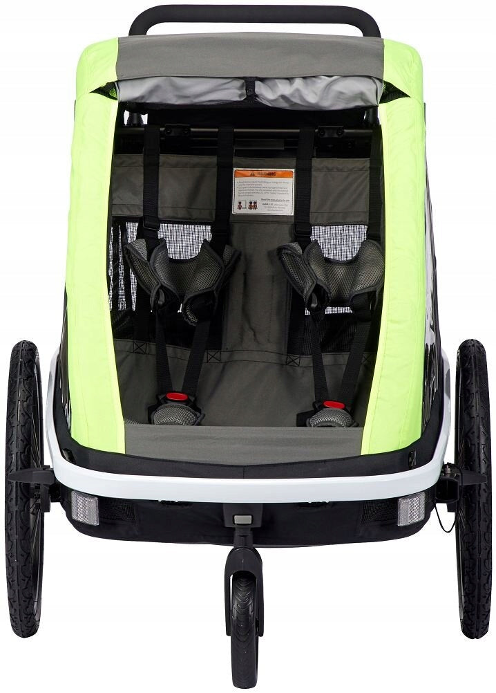 Bicycle Trailer HAMAX Avenida Twin Lime Brand Hamax