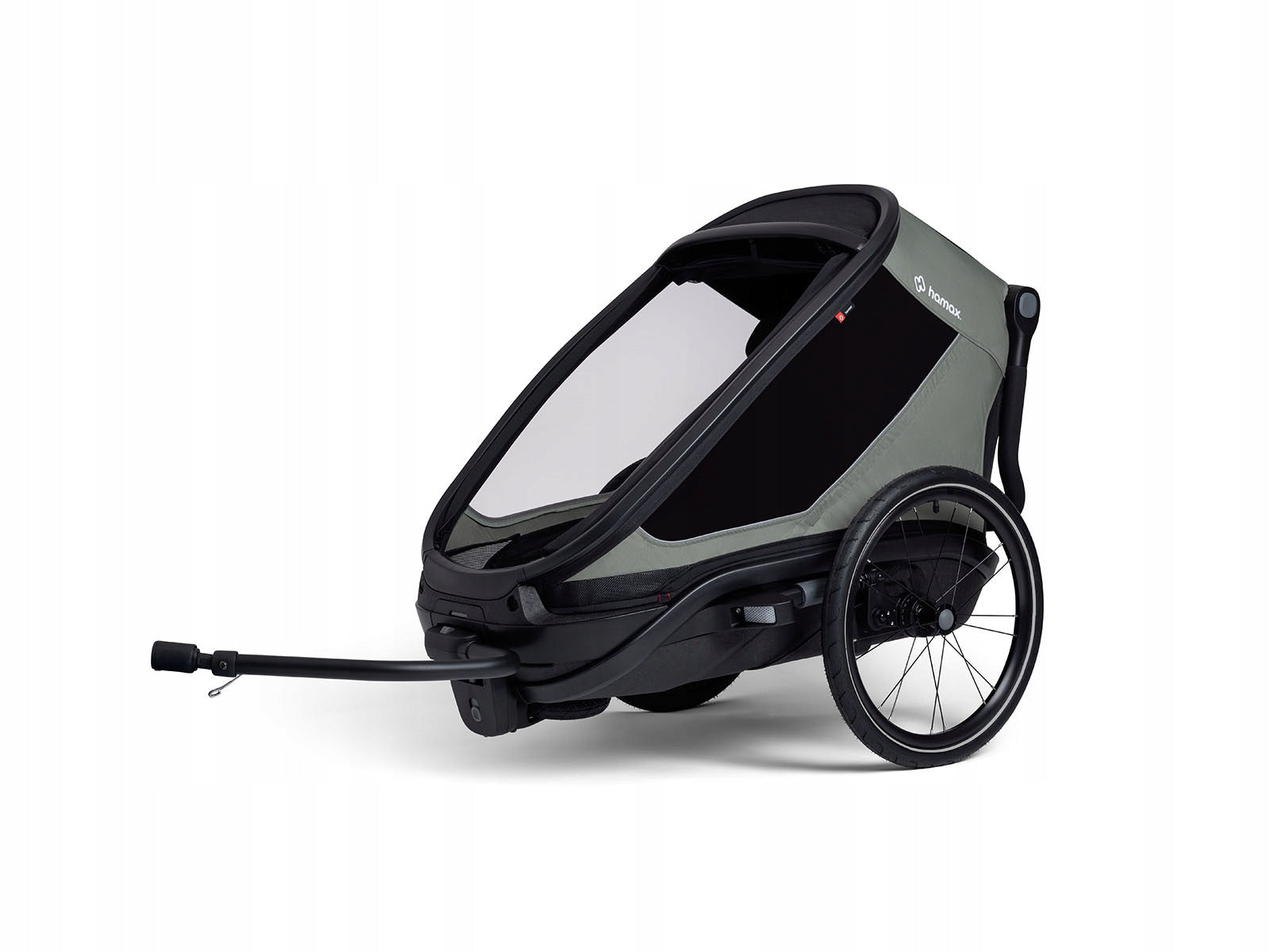 Bicycle Trailer Hamax OUTBACK NEXT Green-Black For for kids