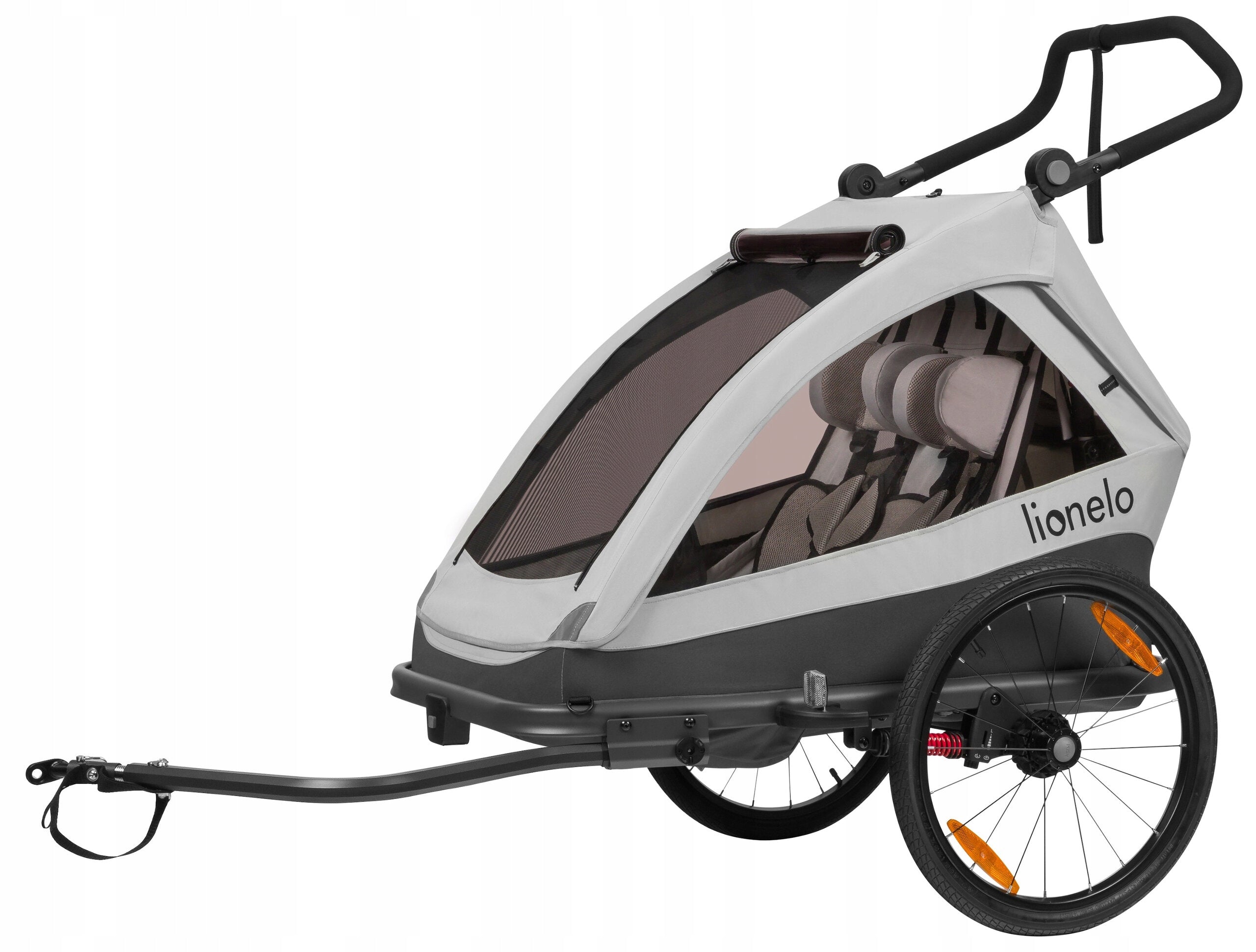 Bicycle Trailer LIONELO Cama Grey Color gray