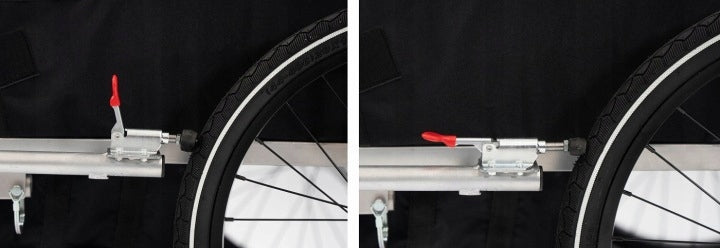 Bicycle Trailer for Children Artnico Black and white 3in1 Folding wheel 360 For for kids