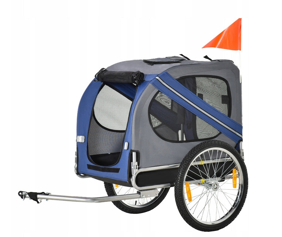 Bicycle Trailer for Dogs Folding Steel