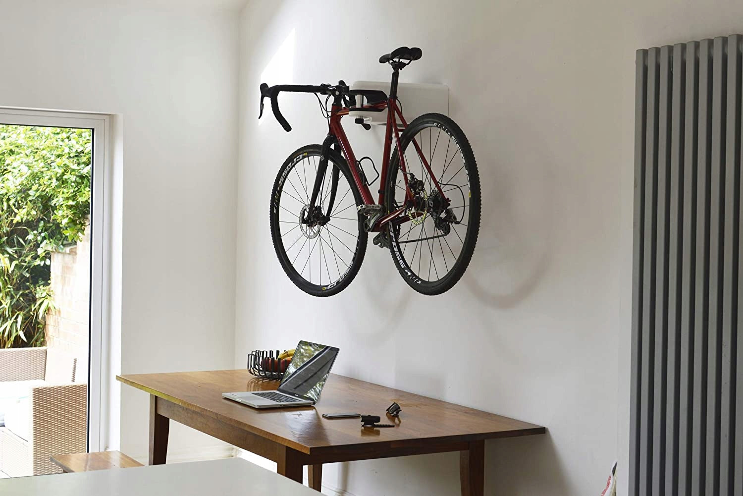 Bicycle Wall Mount Bracket Hiplok AIRLOK White Protection Brand hiplok