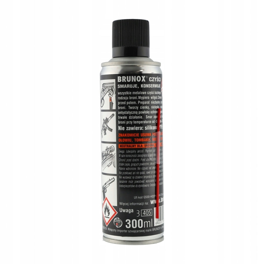 Bicycle Weapon Maintenance Oil Brunox Turbo Spray Gun Care 300 ml Manufacturer code 4-BTS300KC