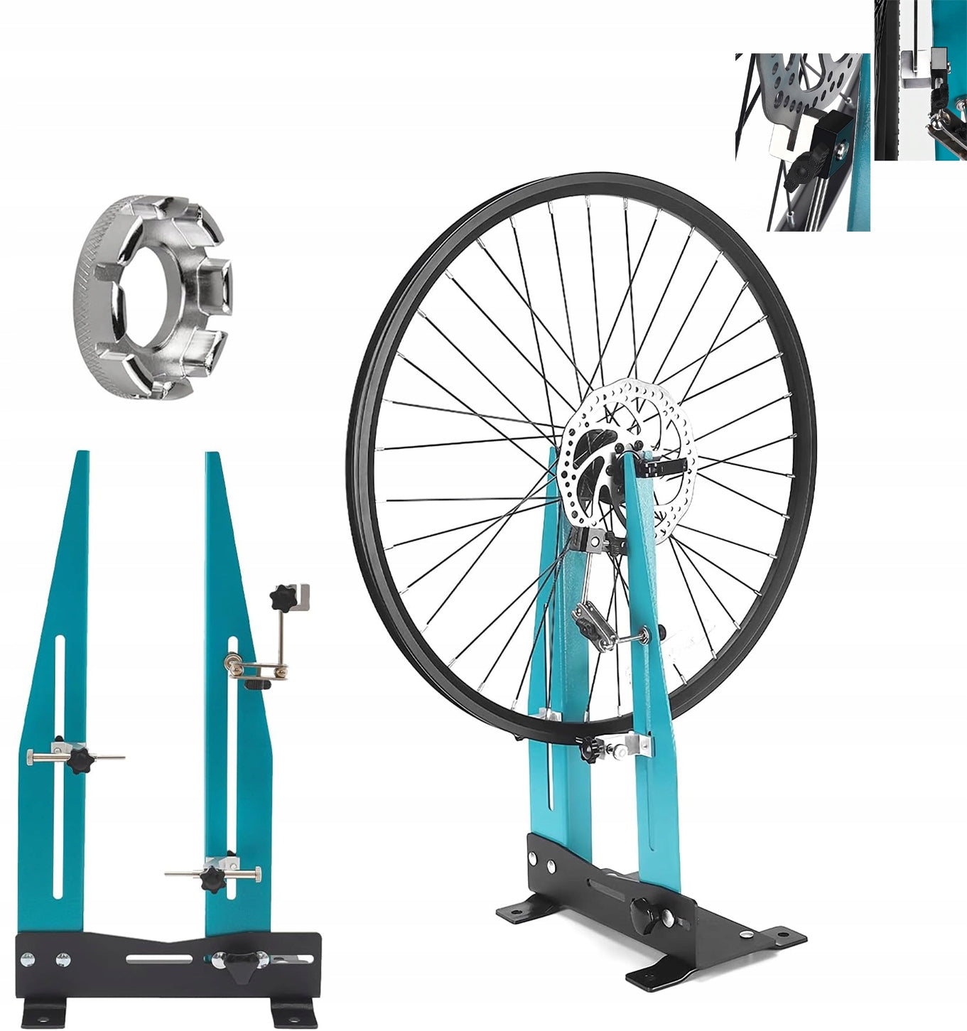Bicycle Wheel Centering Stand, Bicycle Rim Repair Holder