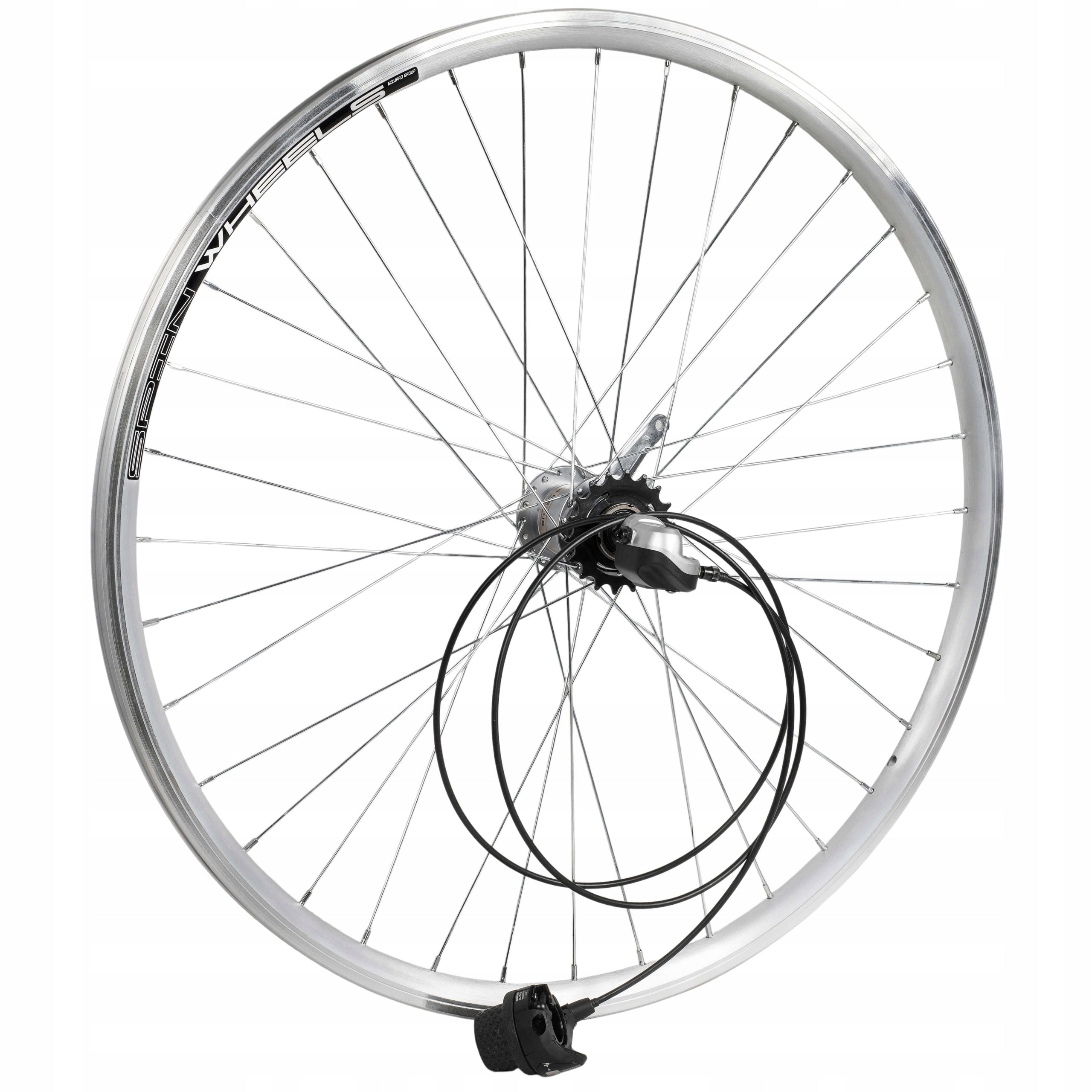 Bicycle Wheel Complete Rear 28 Inch Shimano Nexus 3 Gears with Spin Handle Manufacturer code Spin Wheels Nexus