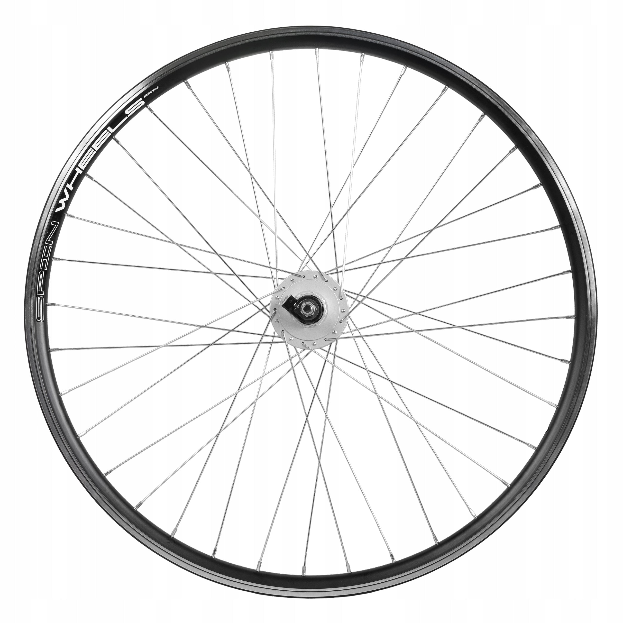 Bicycle Wheel Front 28 Inch Front Shimano 3W Black Conical Packaging status original