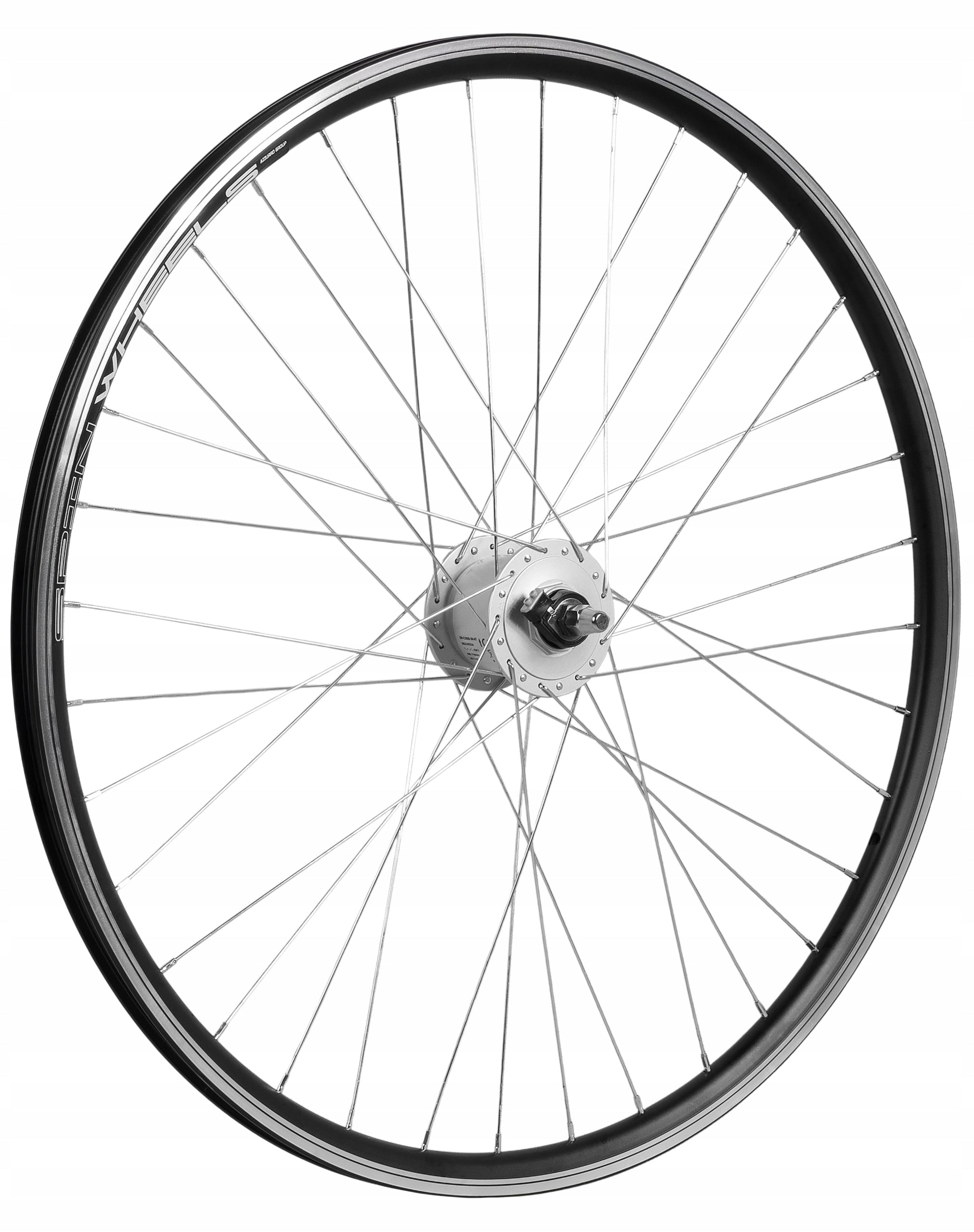 Bicycle Wheel Front 28 Inch Front Shimano 3W Black Conical