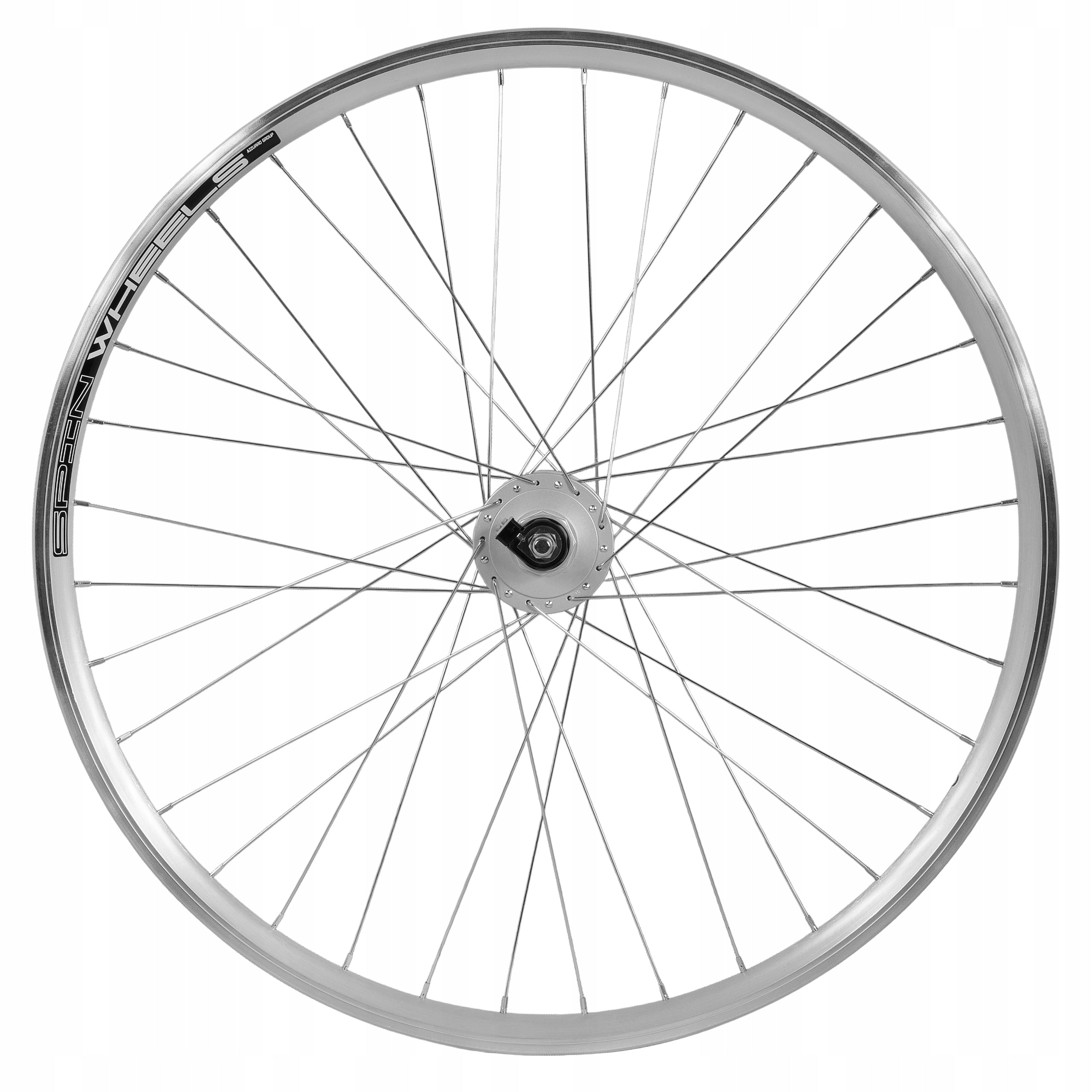 Bicycle Wheel Front 28 Inch Front Shimano Generator Silver Conical Packaging status original