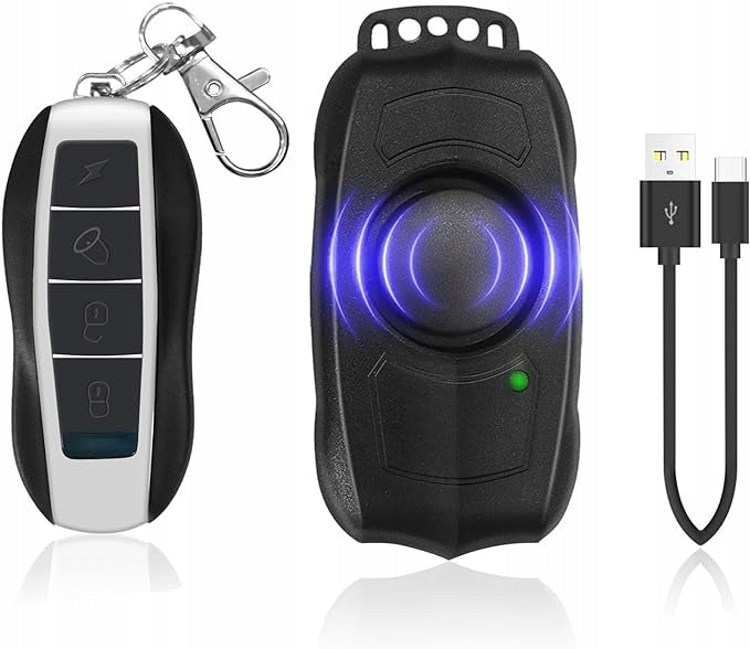 Bicycle alarm with remote control