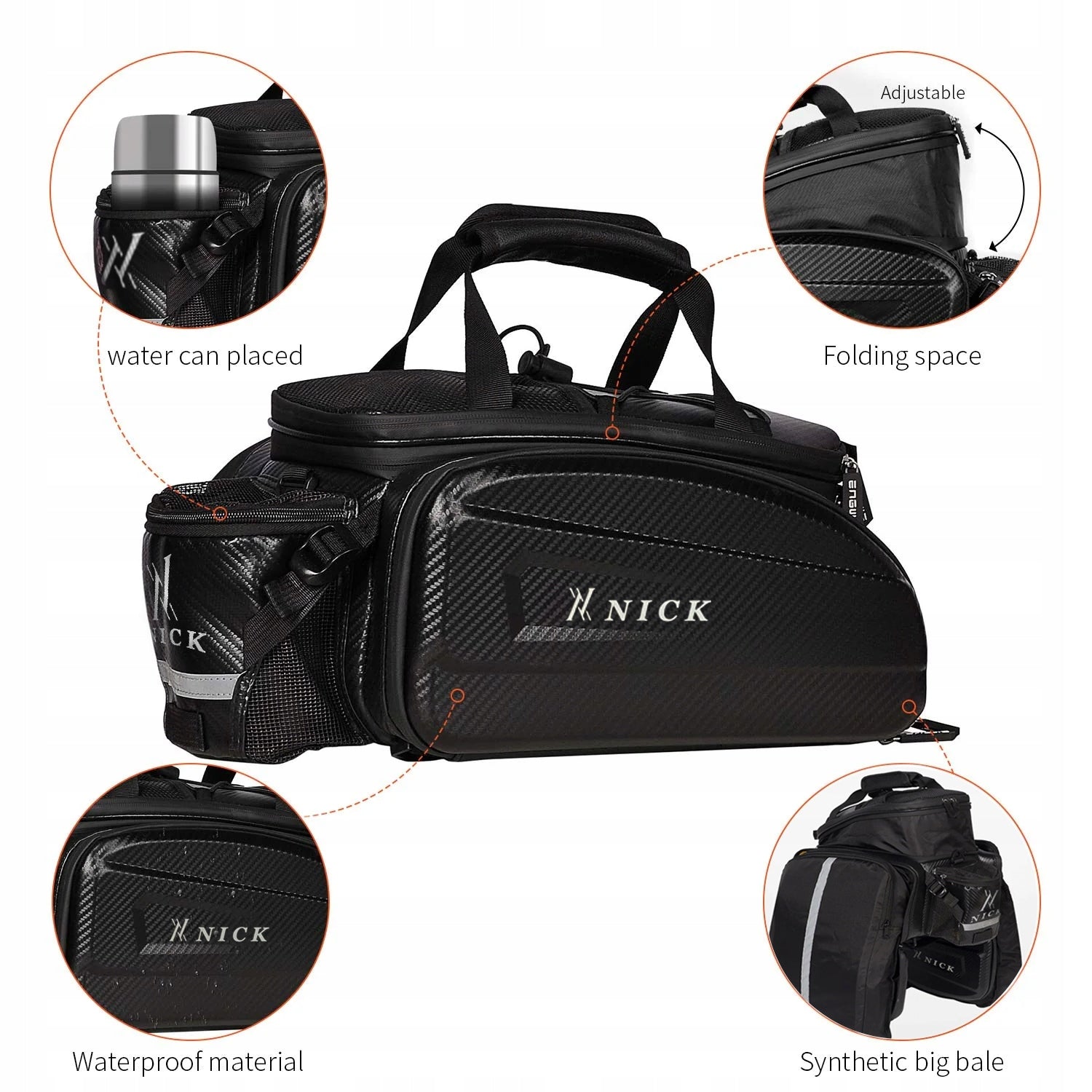 Bicycle bag NICK 17-35l Manufacturer code NICK-35L Bag