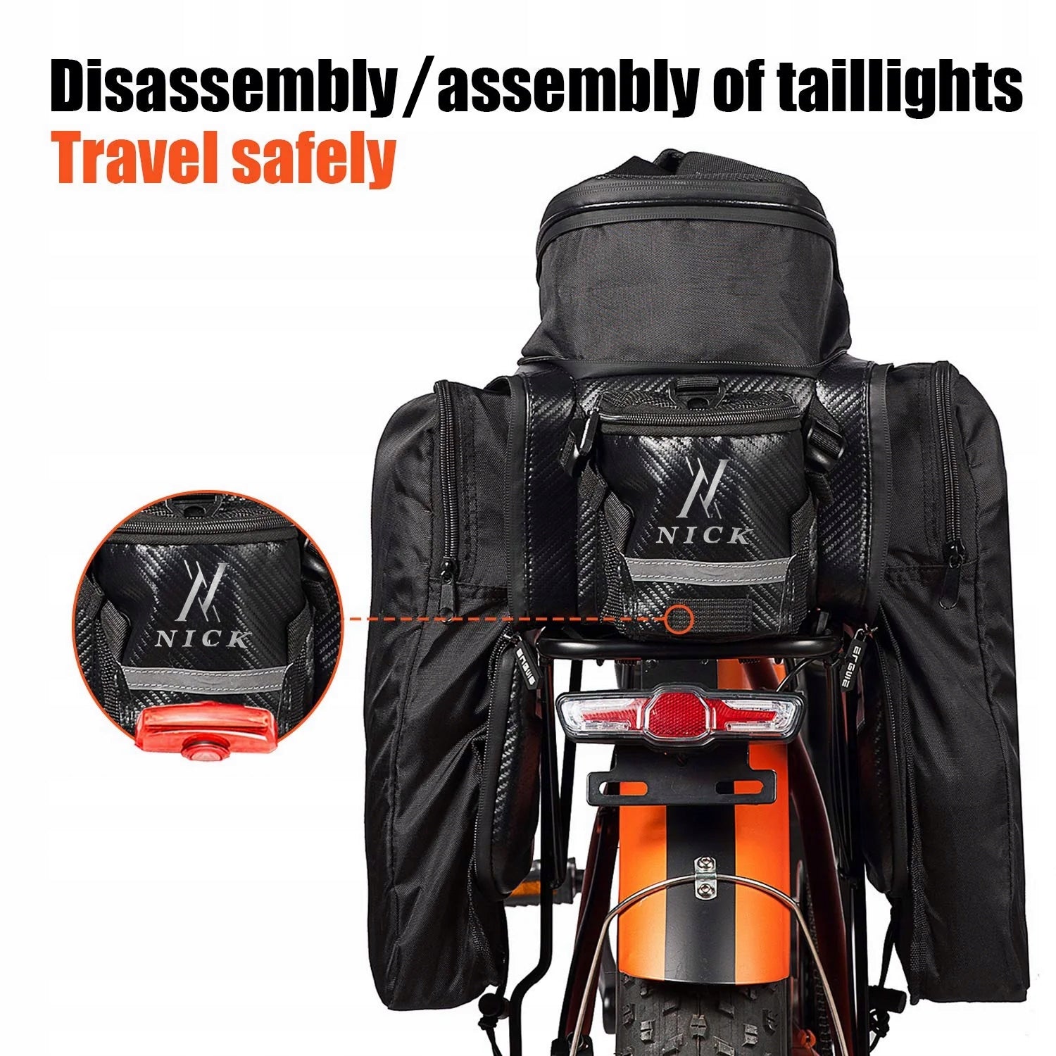 Bicycle bag NICK 17-35l Model NK1001