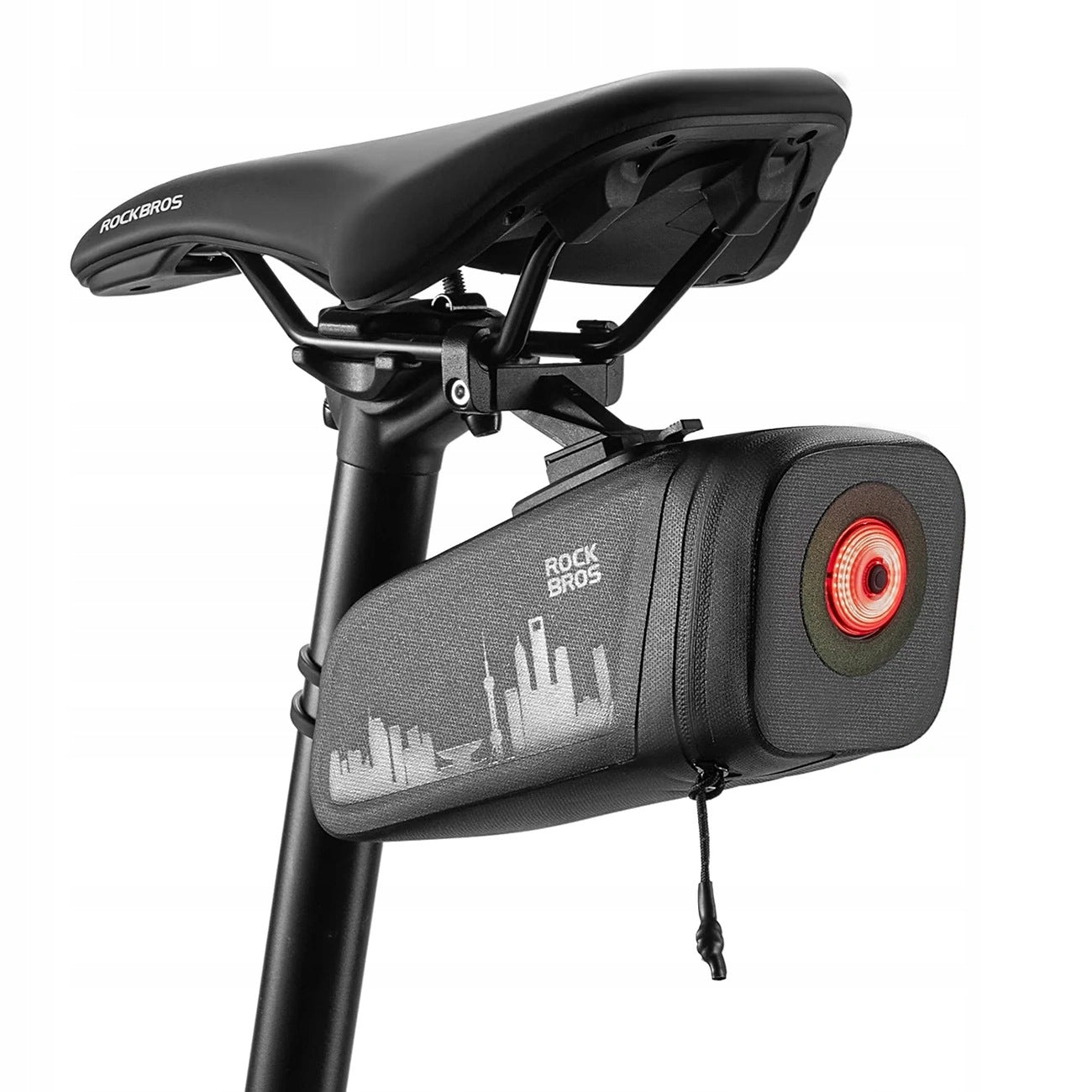 Bicycle bag Rockbros AS-141 seat light with smart light