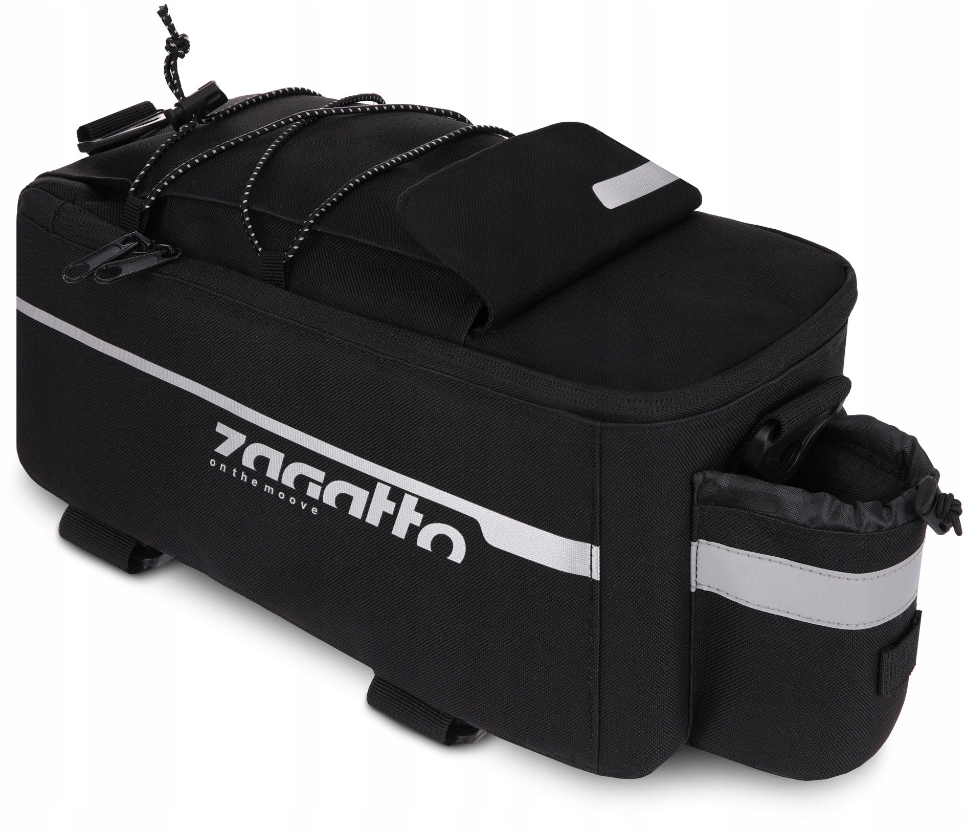 Bicycle bag bicycle pouch for rear rack roomy black ZAGATTO Packaging status original