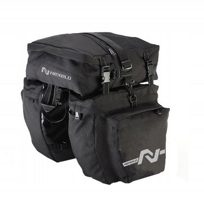 Bicycle bag for bike pannier for trunk large bicycle bag roomy Brand Nexelo