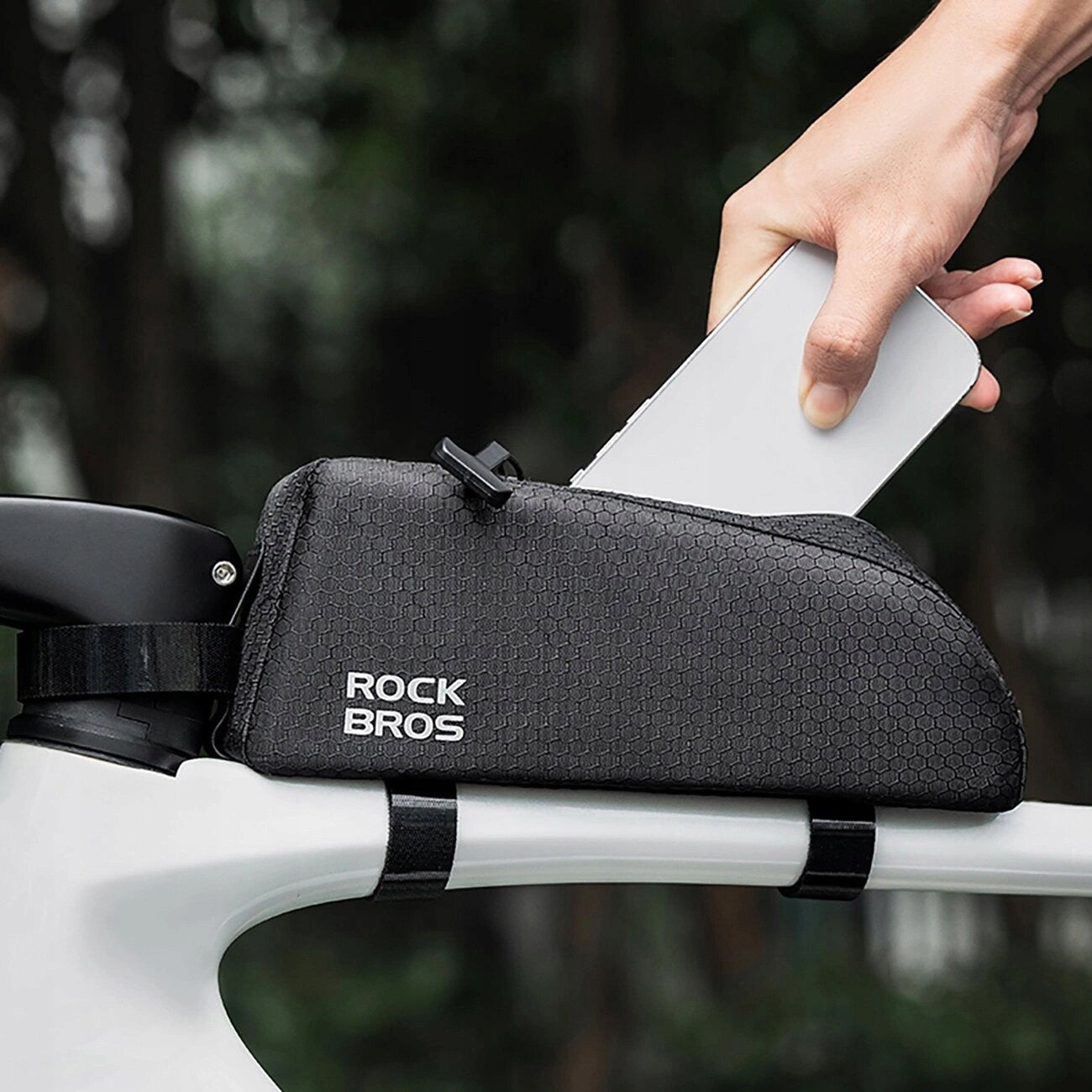 Bicycle bag for frame ROCKBROS 189225 Black Installation for the frame