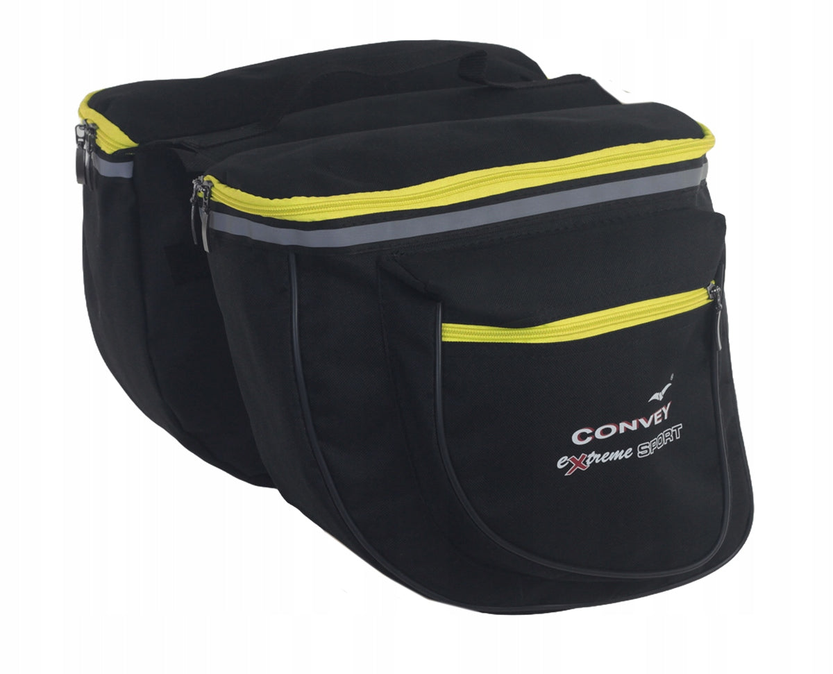 Bicycle bag for trunk Pouch two chambers Codura Polish Product Convey